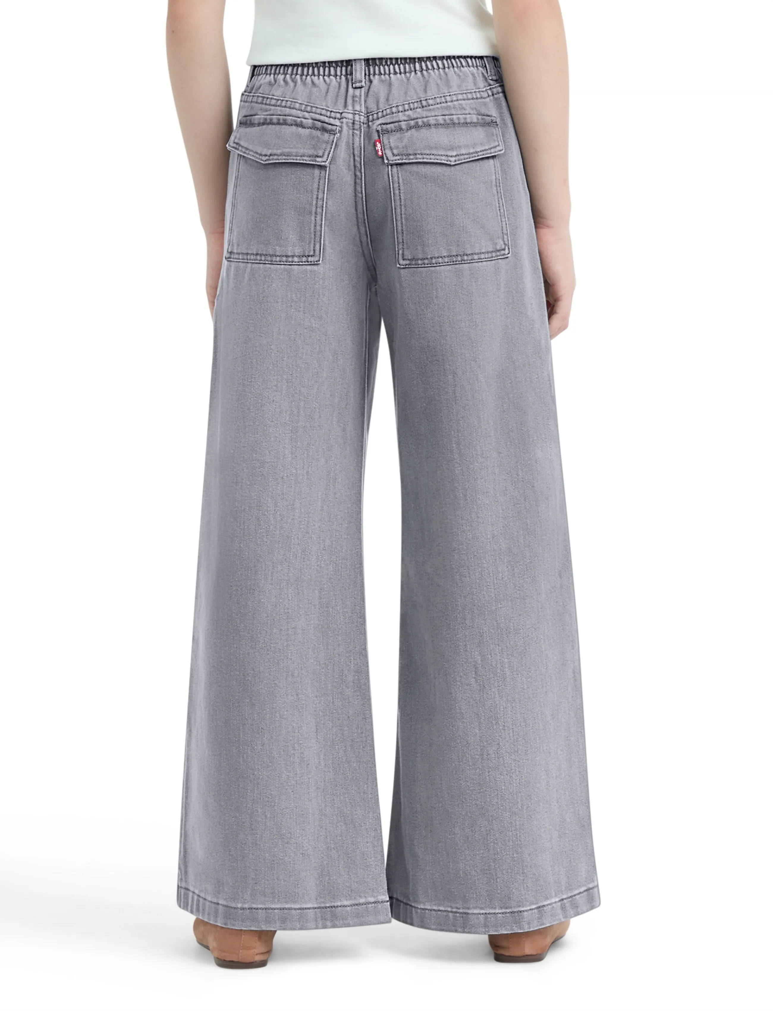 Levi's - Levi's® 94' High Rise Wide Baggy Pull On Pants - laiad teksad - graphite pencil - 3