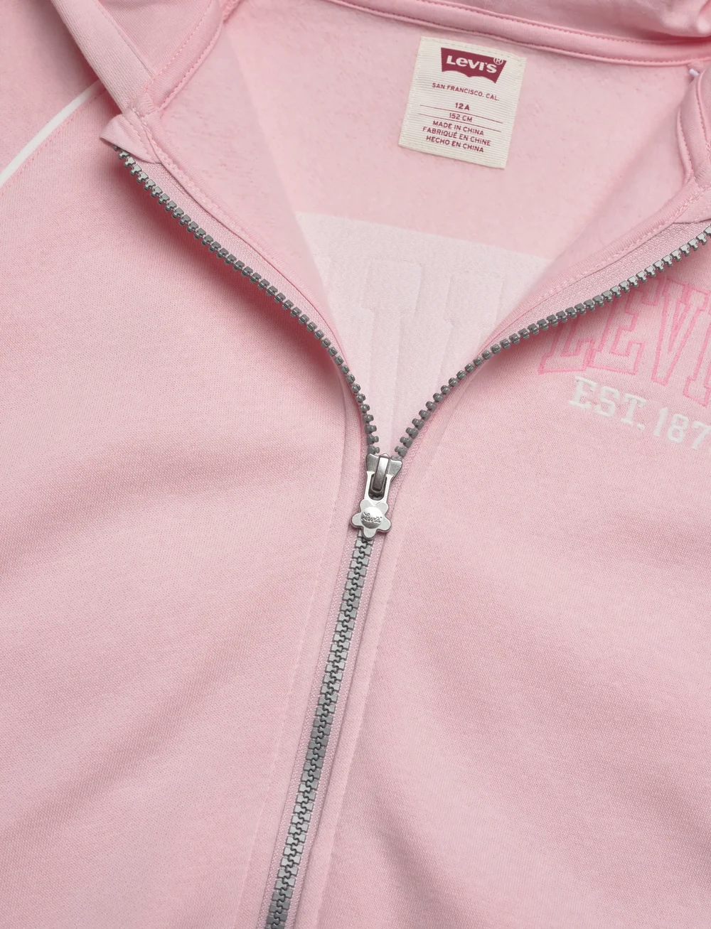 Levi's - ZH-FULL ZIP HOODY - kapuutsiga dressipluusid - crystal rose - 2