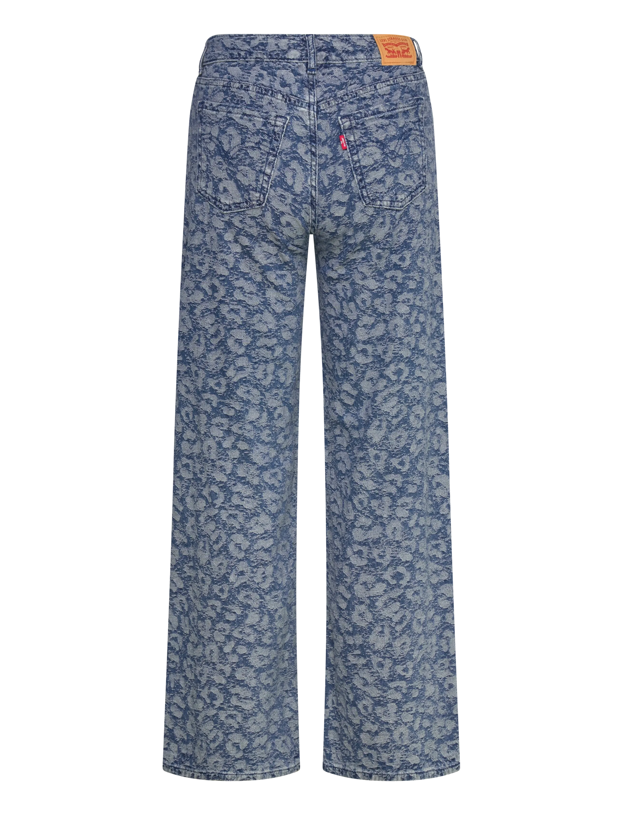 Levi's - LVG JACQUARD HIGH RISE BAGGY - vide jeans - blue - 1