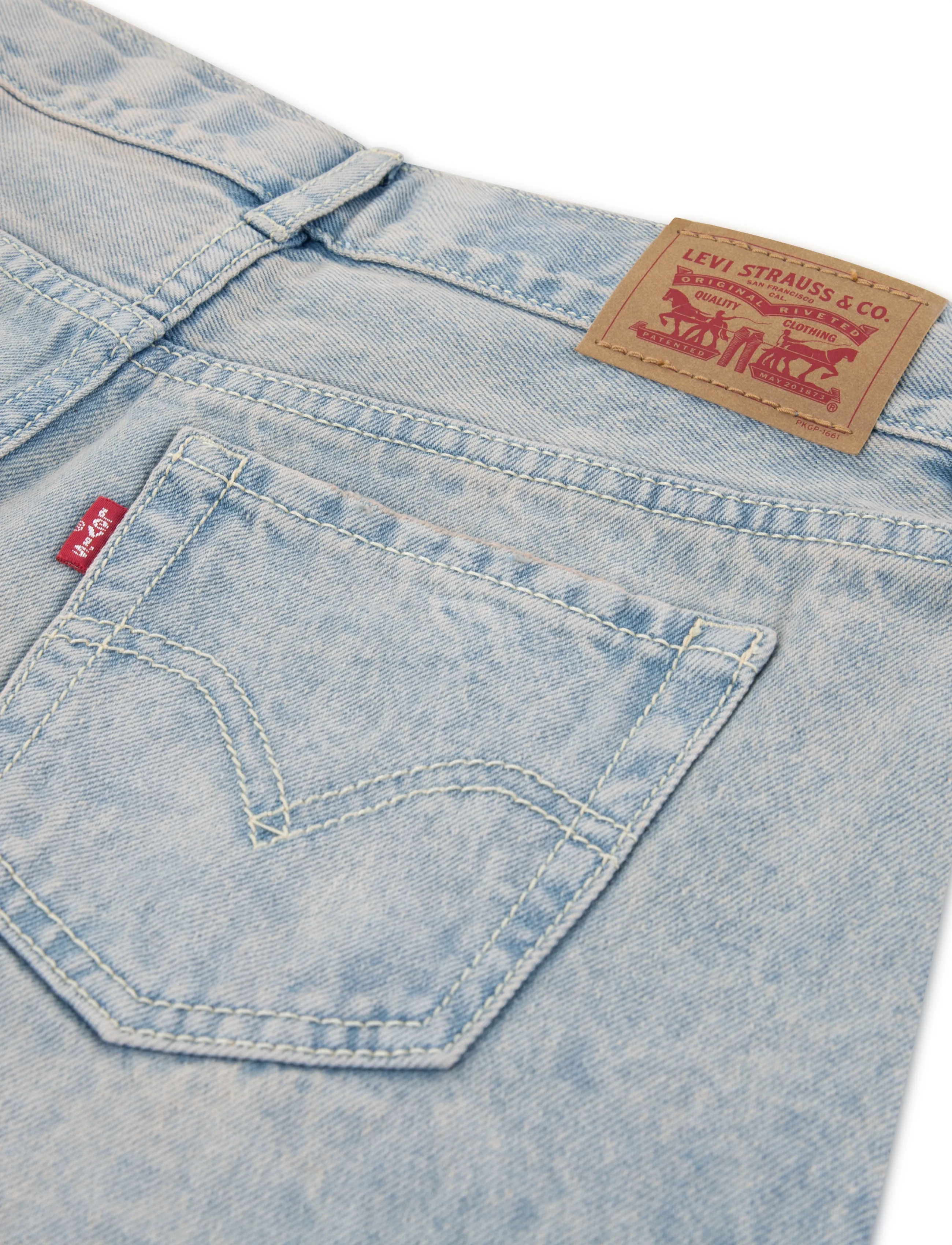 Levi's - Levi's® High Rise Baggy Barrel Jeans - rúmar gallabuxur - peachy w/o destruction - 4