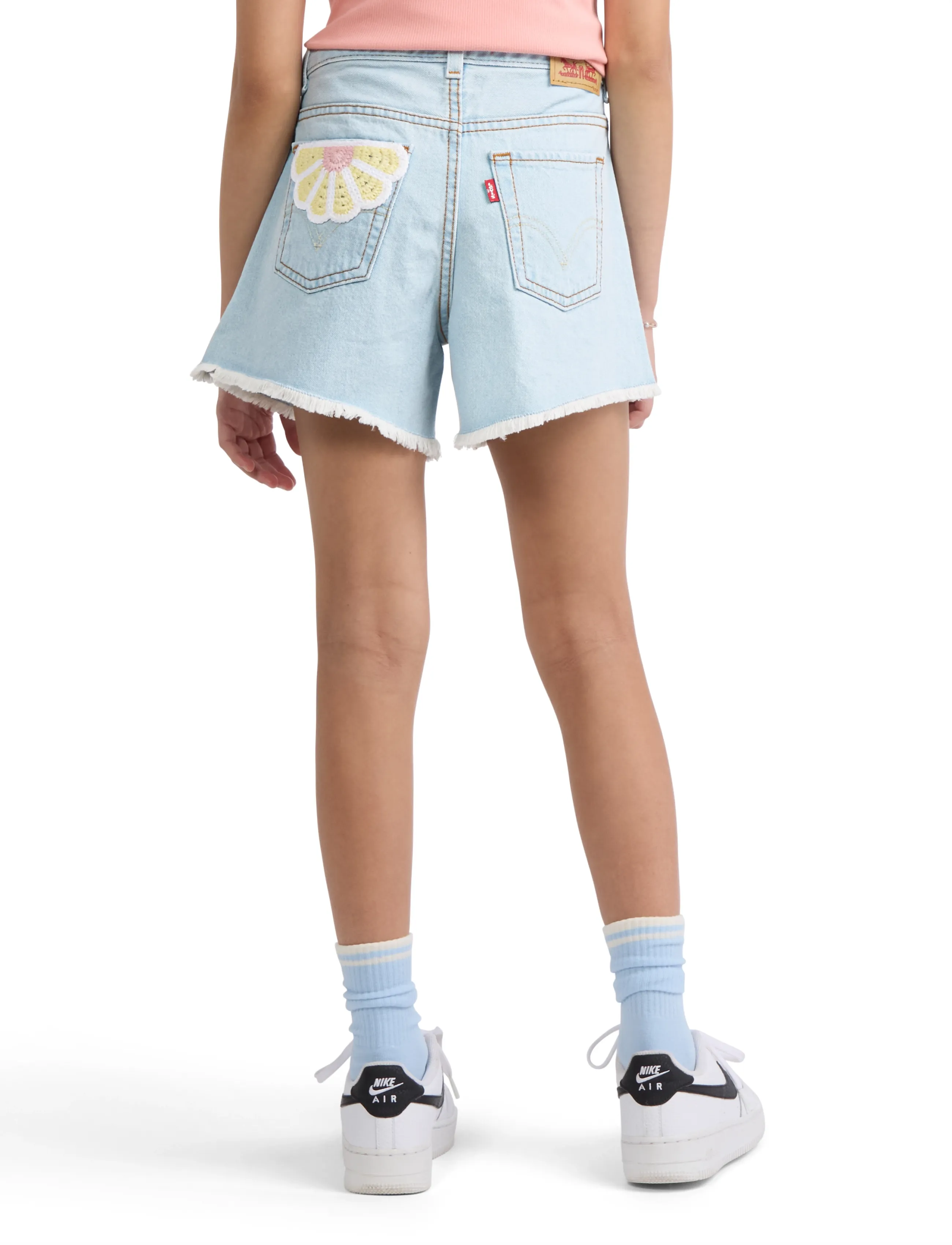 Levi's - Levi's® Crochet Applique A-Line Shorts - jeansshorts - wow me over - 3