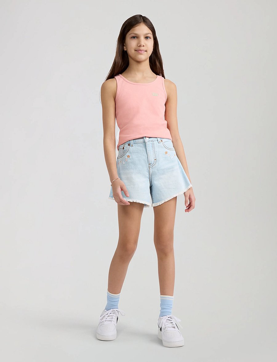 Levi's - Levi's® Crochet Applique A-Line Shorts - lühikesed teksapüksid - wow me over - 4