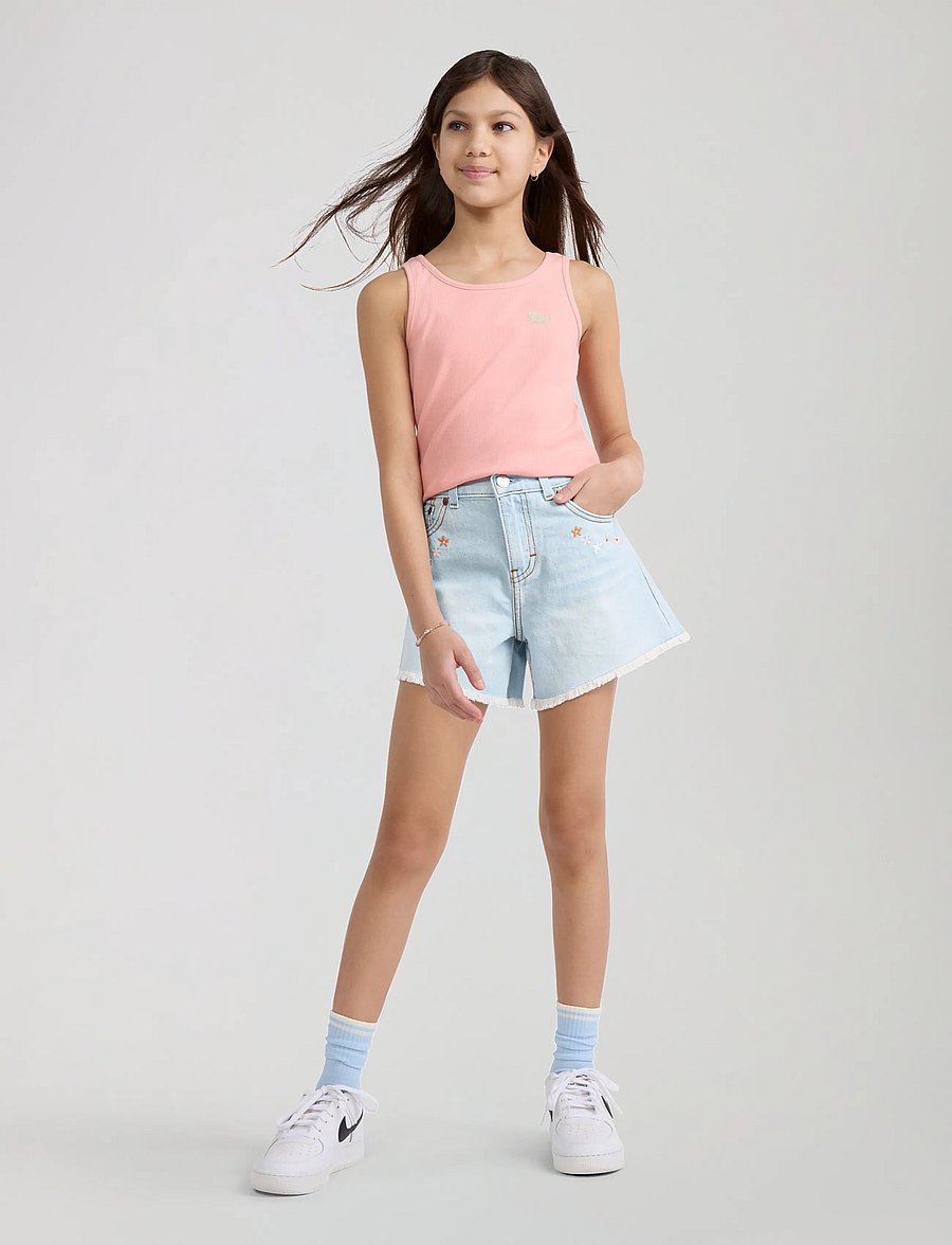 Levi's - Levi's® Crochet Applique A-Line Shorts - lühikesed teksapüksid - wow me over - 5