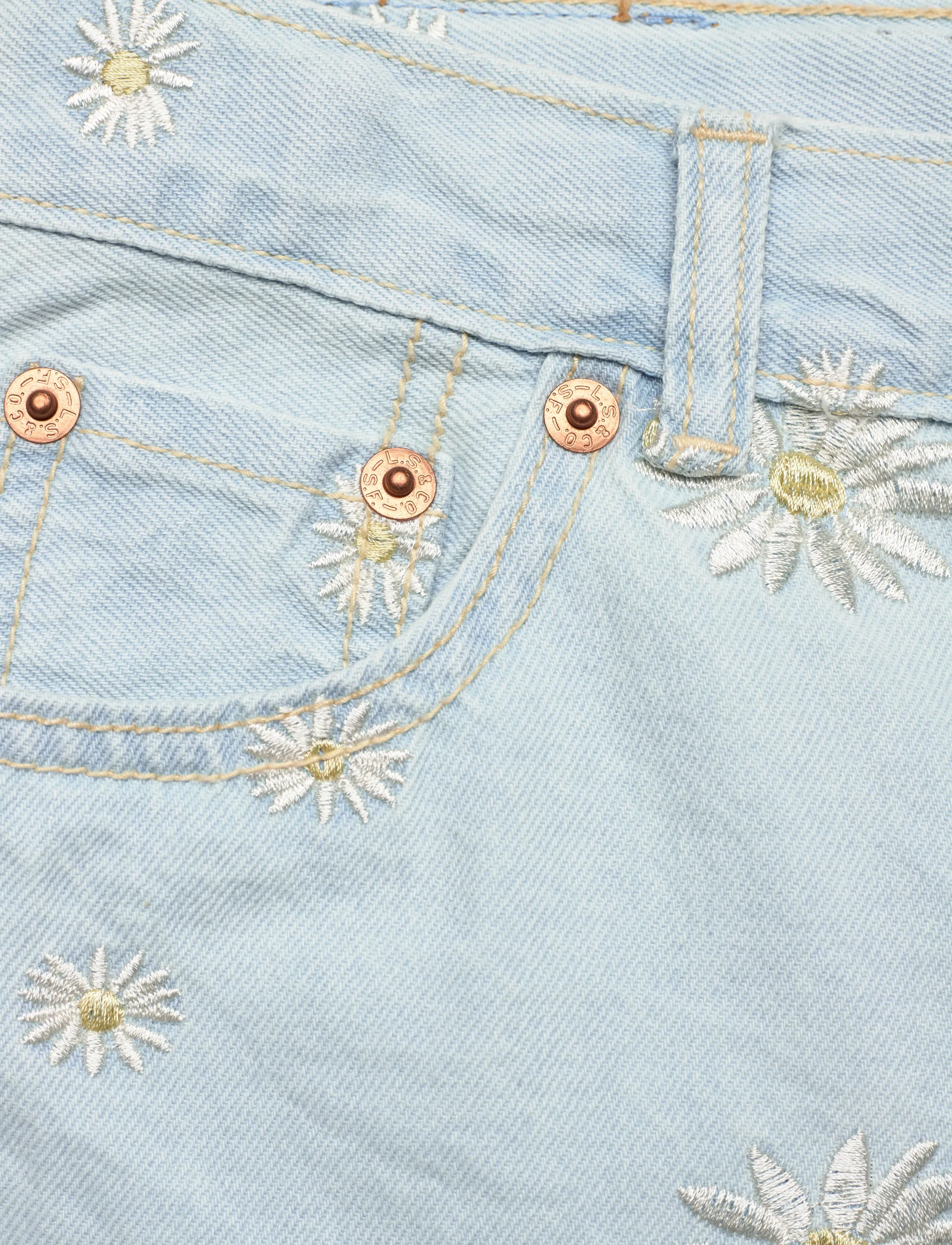 Levi's - Levi's® Daisy Denim A-Line Shorts - jeansshorts - light sugar - 2