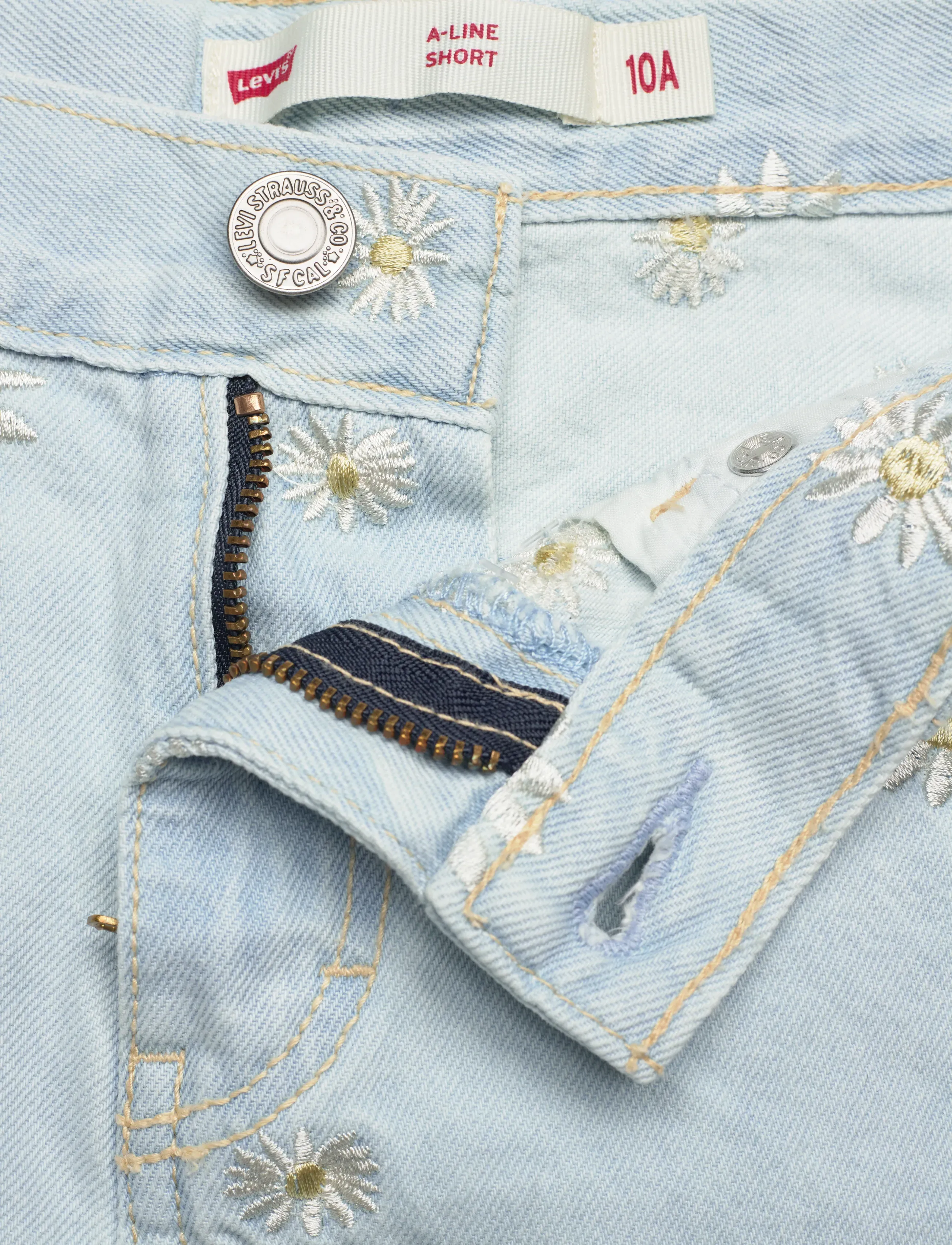 Levi's - Levi's® Daisy Denim A-Line Shorts - jeansshorts - light sugar - 3