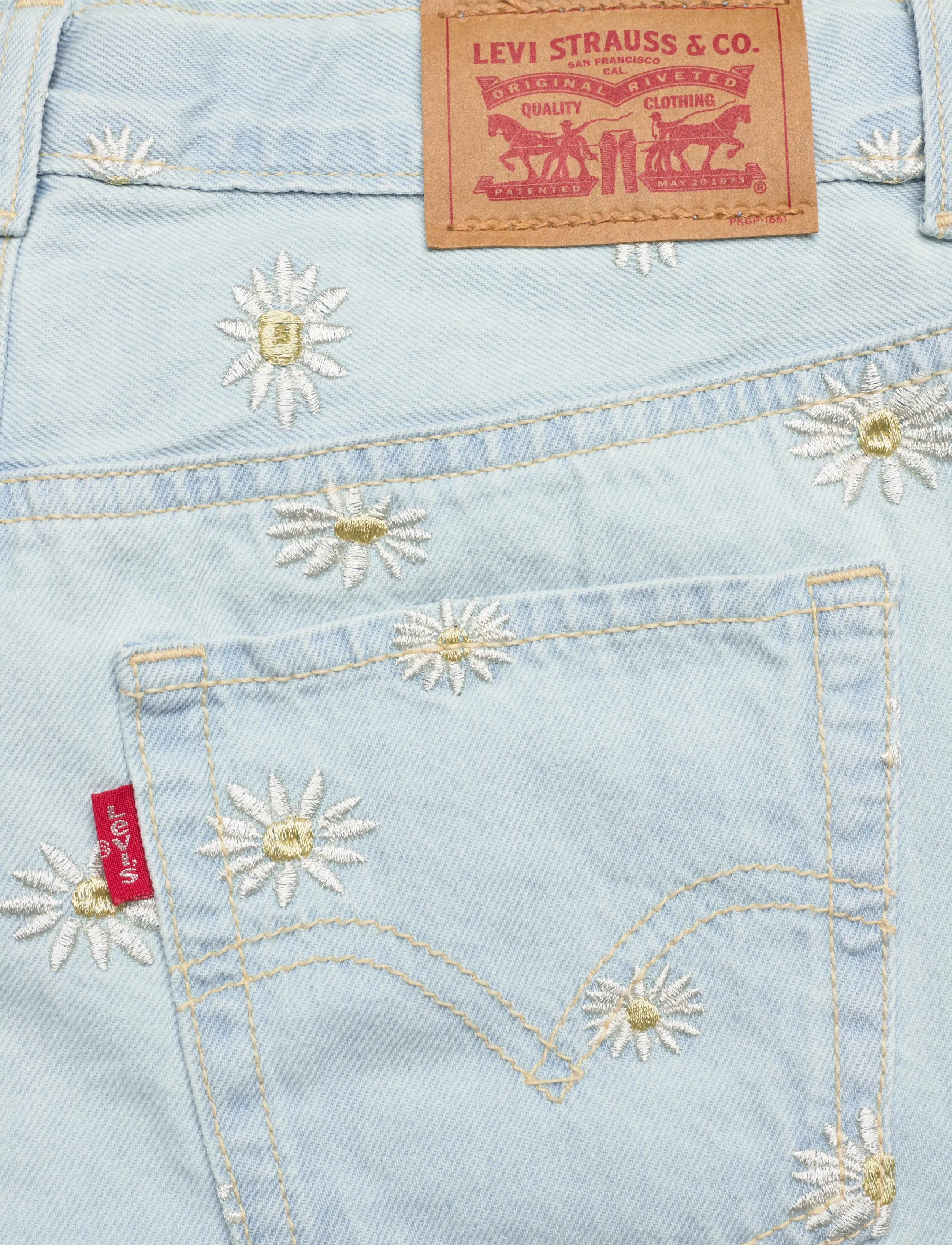 Levi's - Levi's® Daisy Denim A-Line Shorts - jeansshorts - light sugar - 4