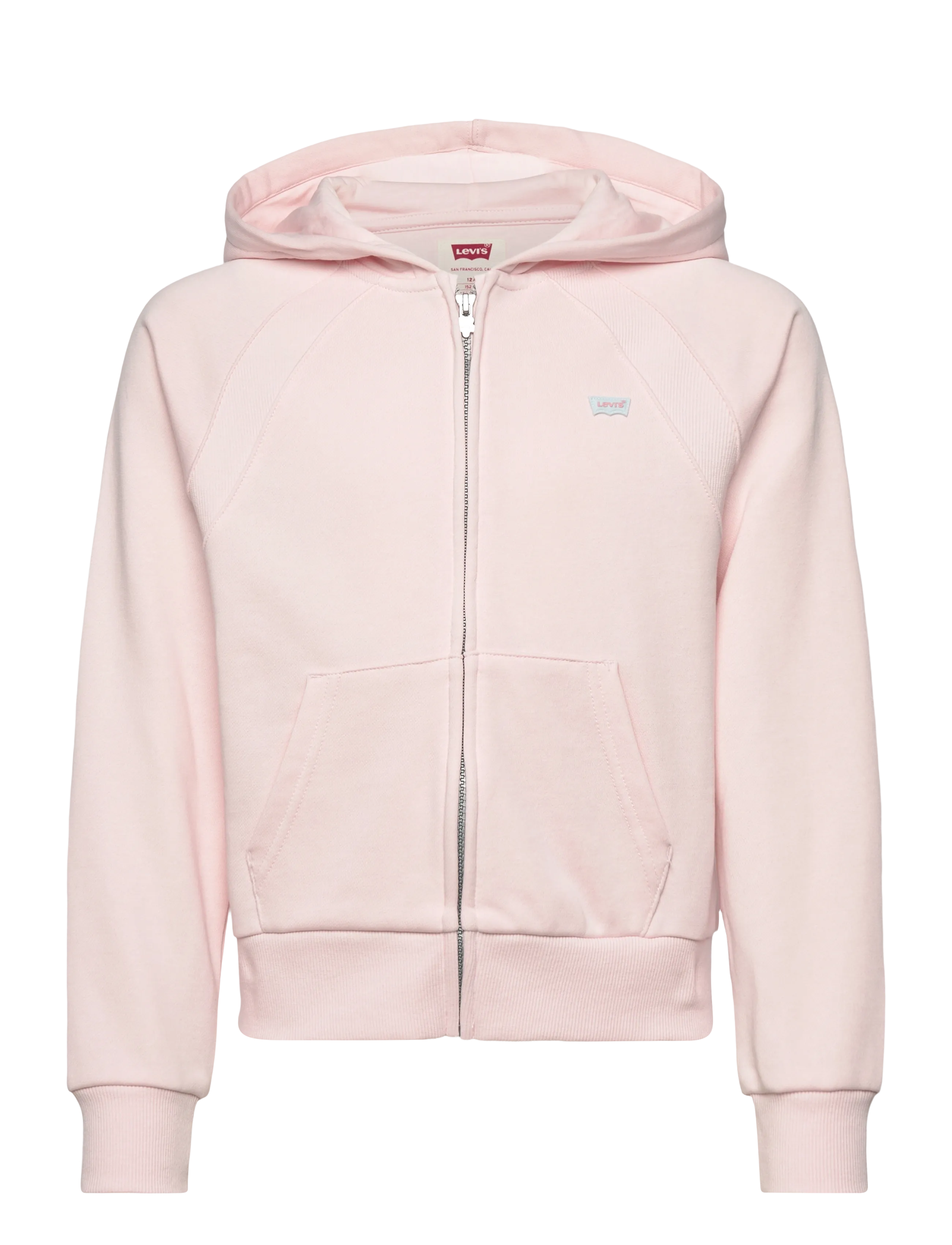 Levi's Levi's® Ribbed Raglan Full Zip Hoodie - Õueriided - CRYSTAL PINK / pink/rose