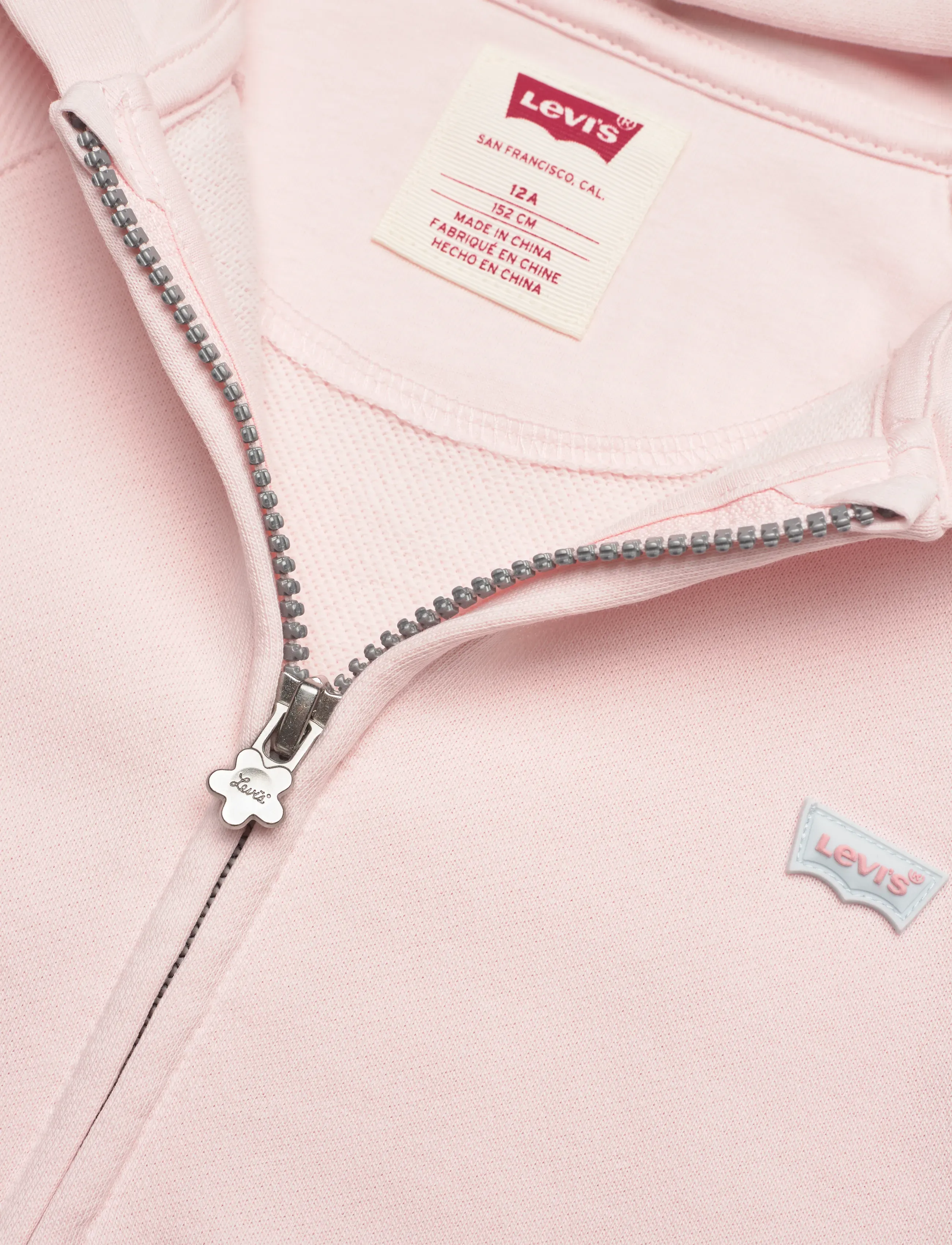 Levi's - Levi's® Ribbed Raglan Full Zip Hoodie - džemperi ar kapuci - crystal pink - 2