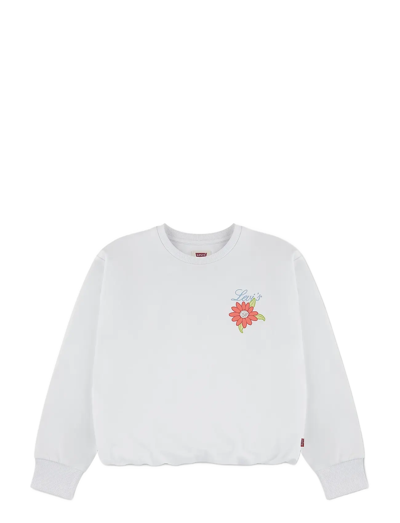 Levi's Levi's® Bubble Hem Long Sleeve Top - Tøj - BRIGHT WHITE / white