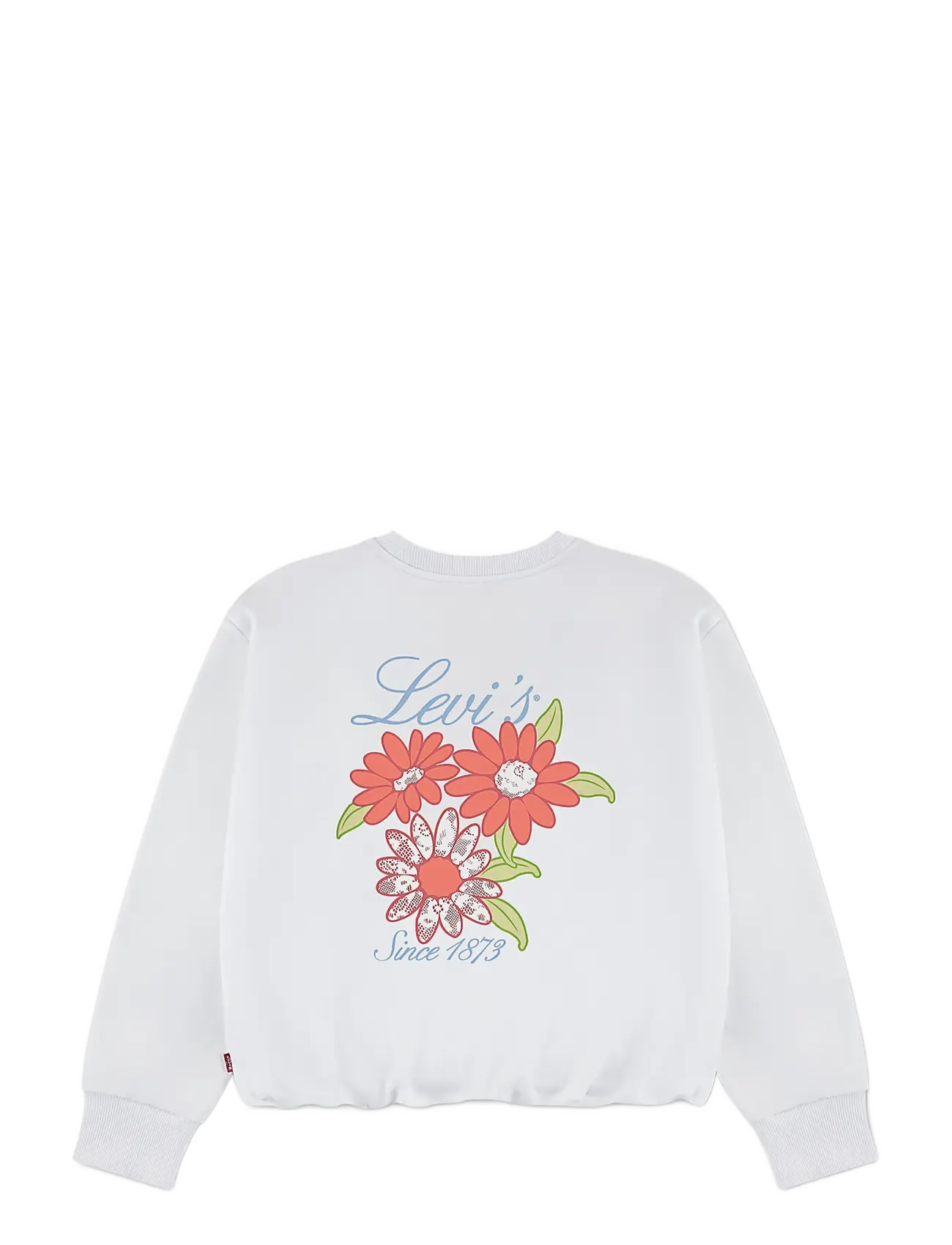 Levi's - Levi's® Bubble Hem Long Sleeve Top - sweatshirts - bright white - 2