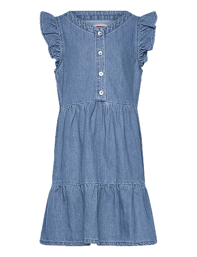 Levi's Levi's® Flutter Sleeve Dress - Ärmellose Freizeitkleider - DANCE AROUND / blue