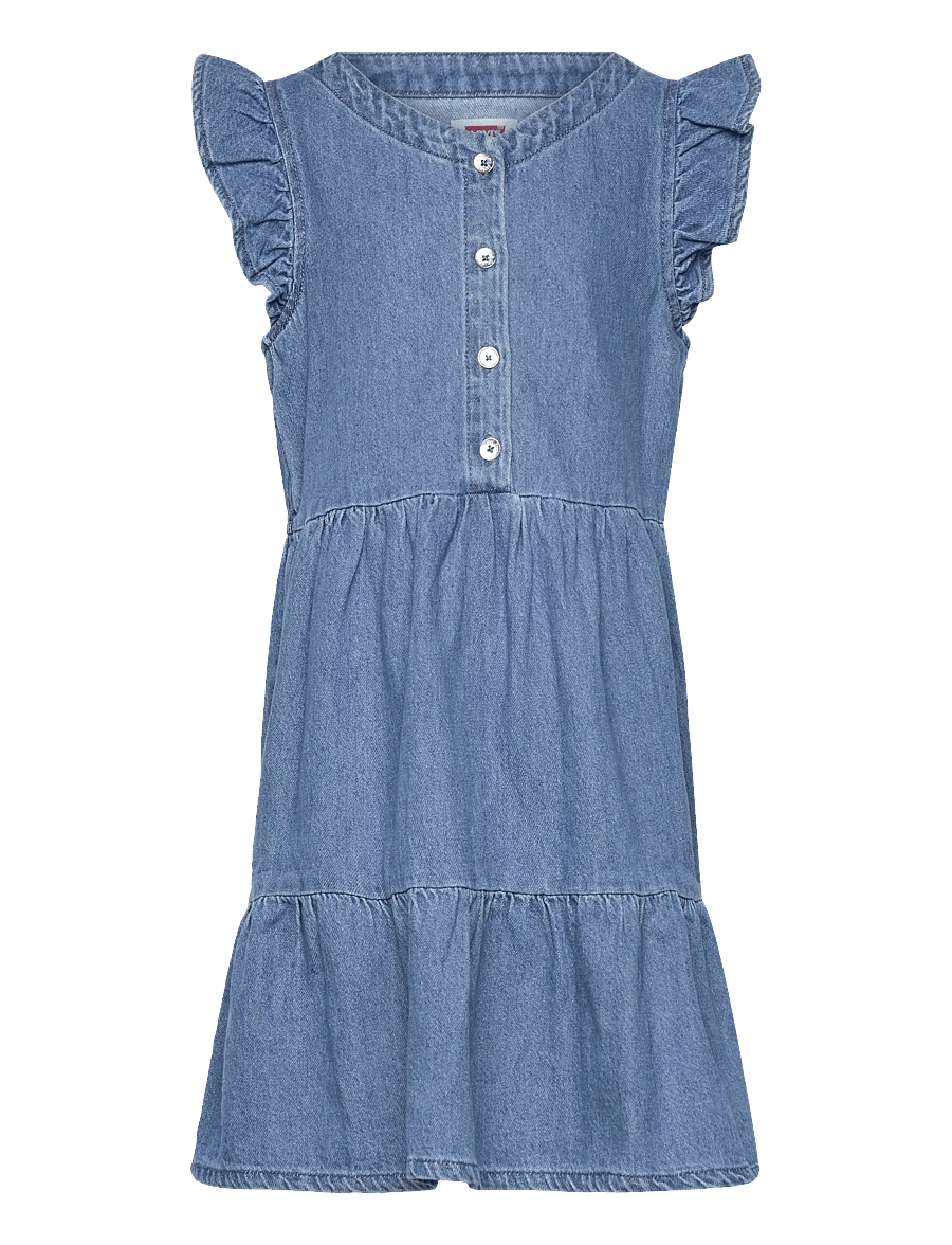 Levi's - Levi's® Flutter Sleeve Dress - Ärmellose freizeitkleider - dance around - 0