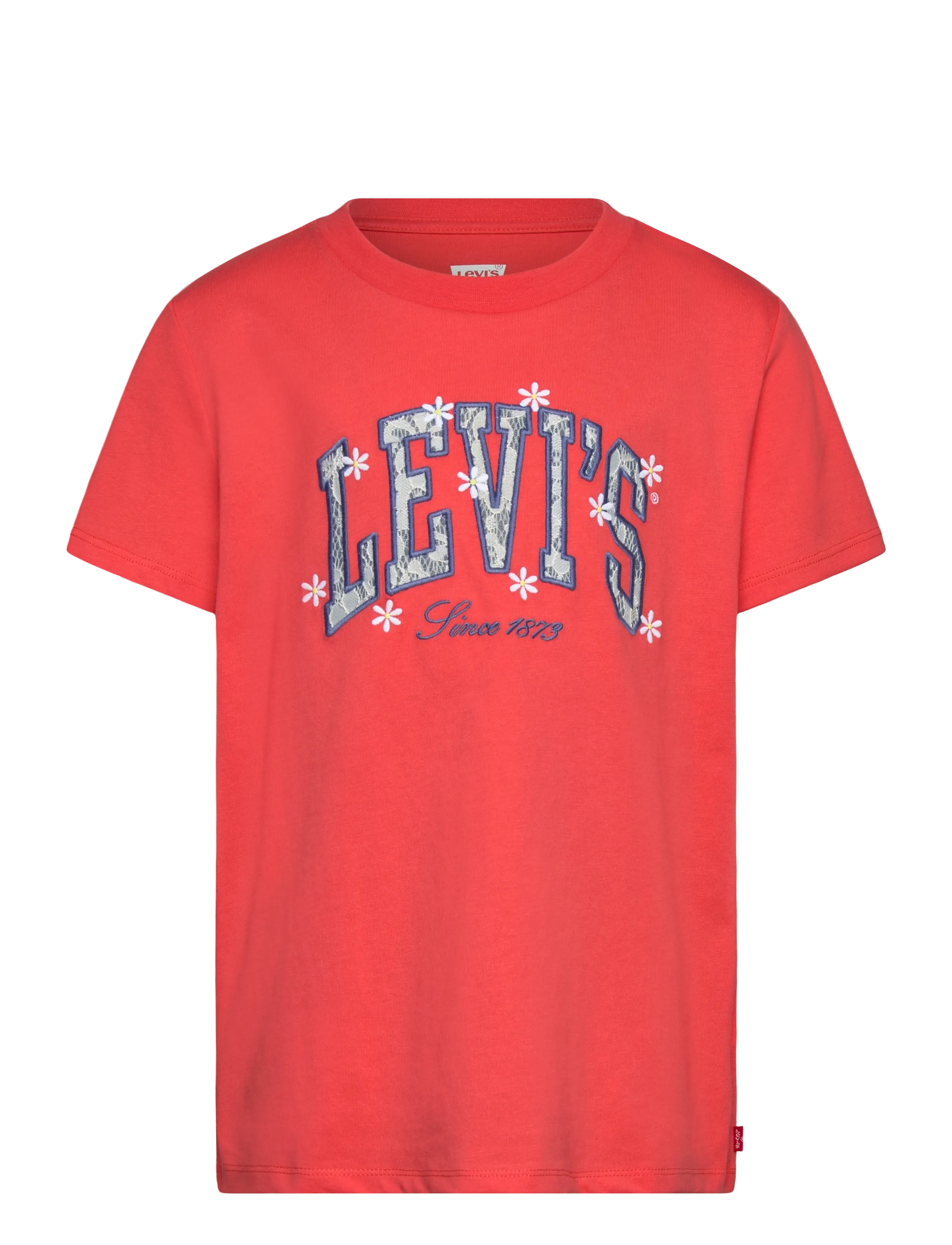 Levi's Levi's® Chambray Applique Top - Riided - HOT CORAL / coral