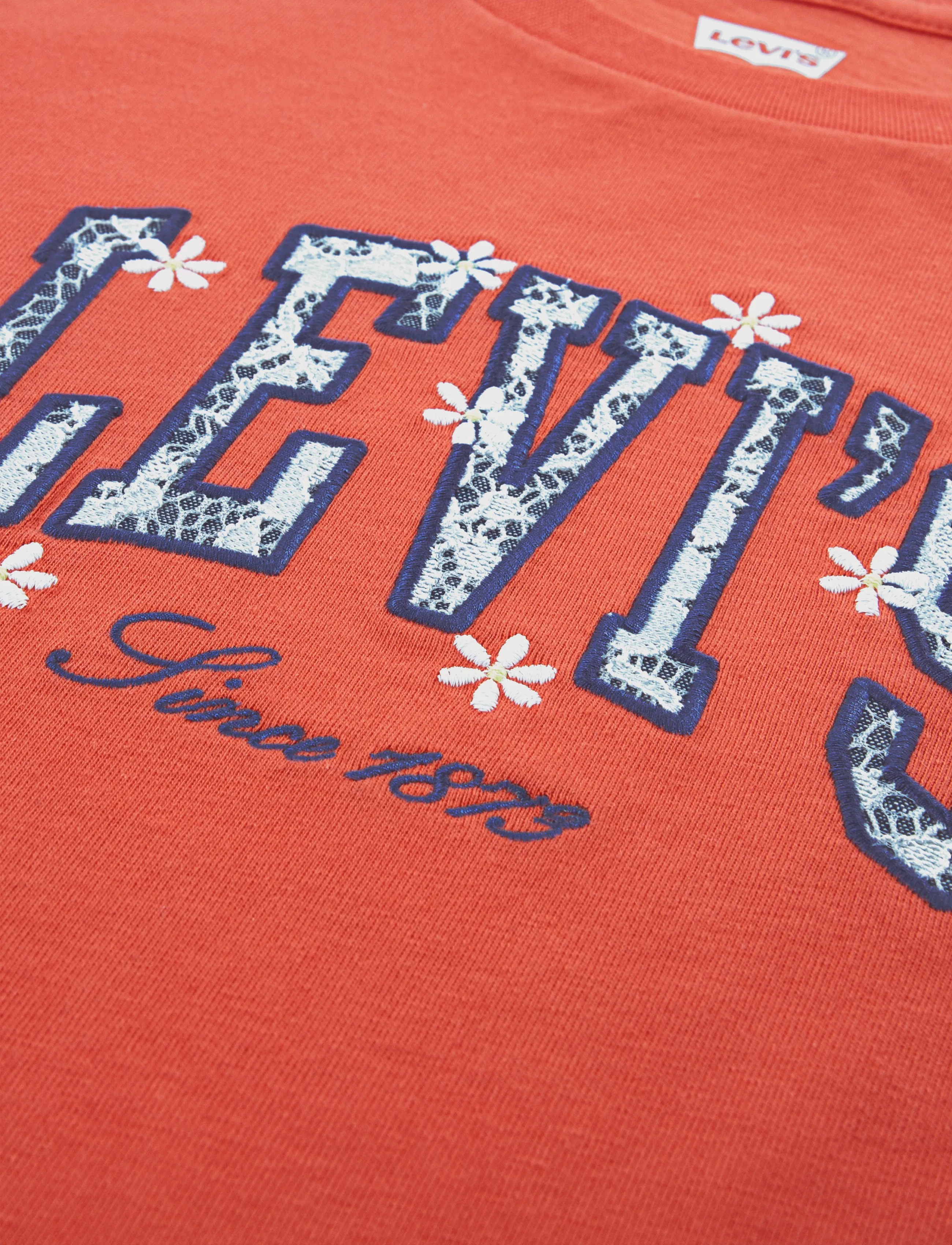 Levi's - Levi's® Chambray Applique Top - kurzärmelige - hot coral - 2