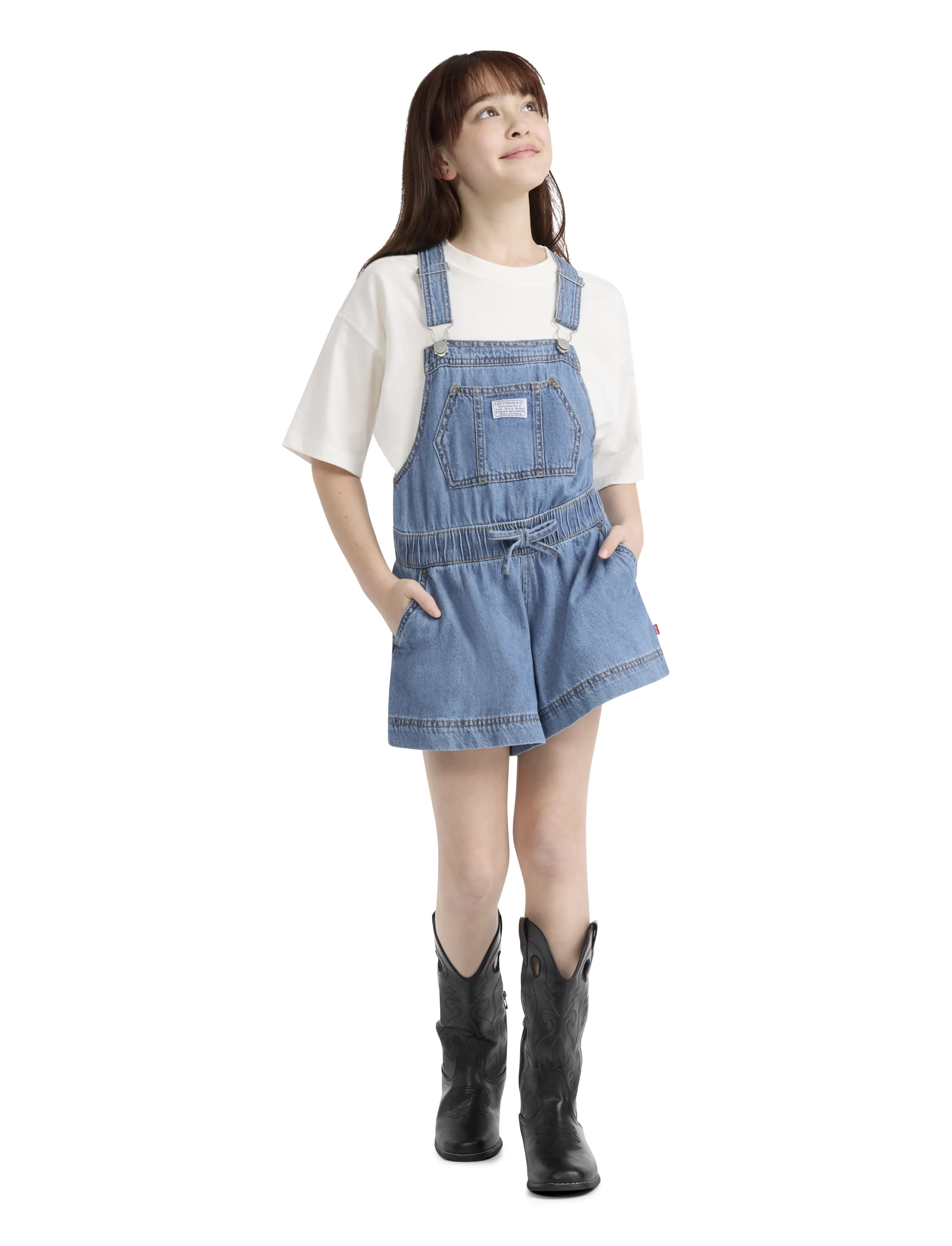 Levi's - Levi's® Tie Waist Shortalls - back to school - drew me in - 5