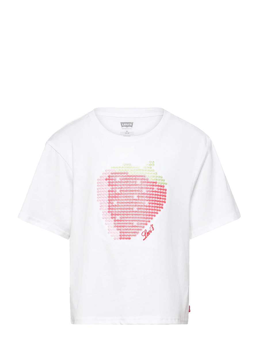 Levi's - Levi's® Strawberry Flared Top - t-krekli ar īsām piedurknēm - bright white - 0