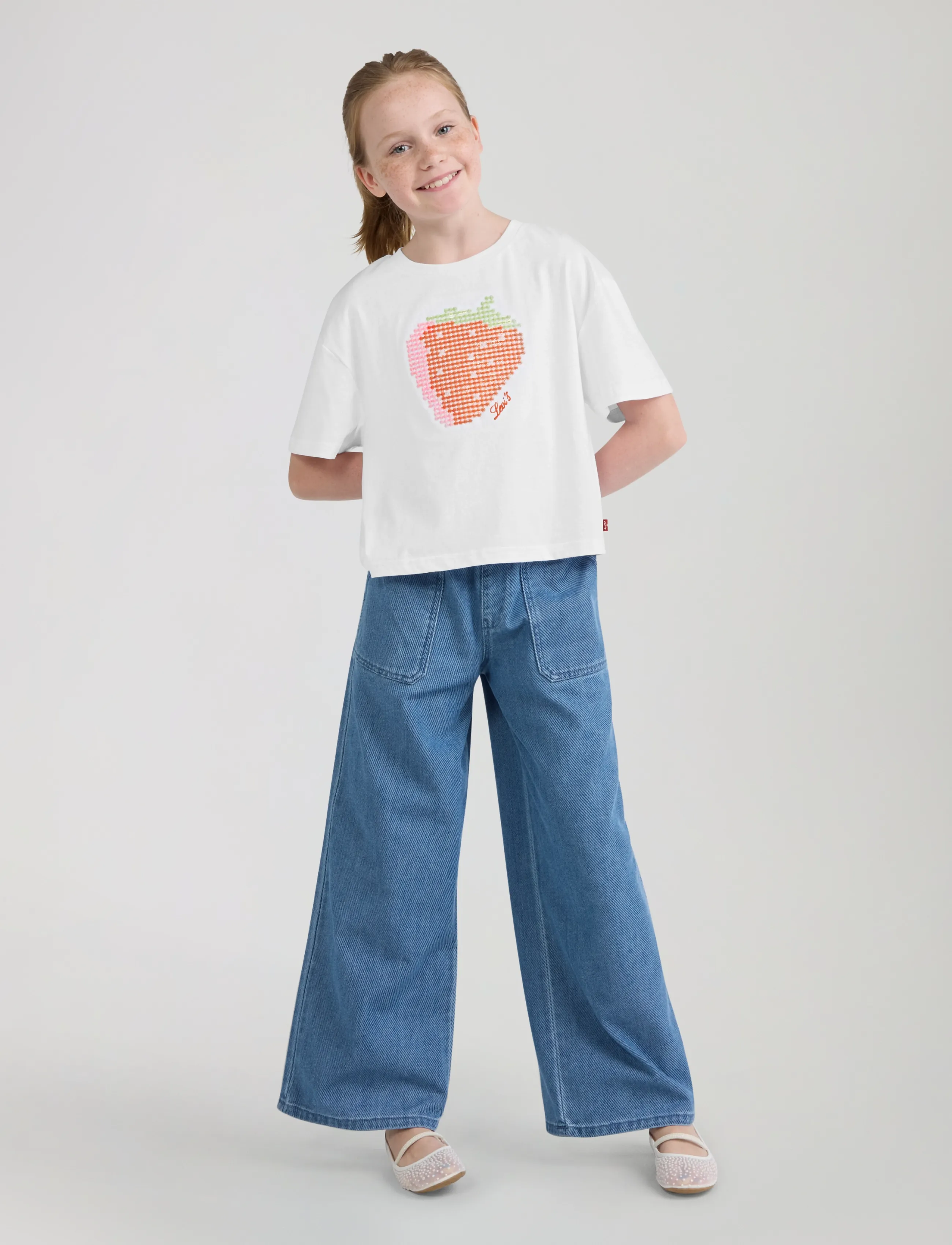 Levi's - Levi's® Strawberry Flared Top - kurzärmelige - bright white - 5