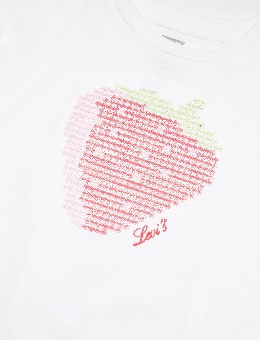 Levi's - Levi's® Strawberry Flared Top - t-krekli ar īsām piedurknēm - bright white - 2