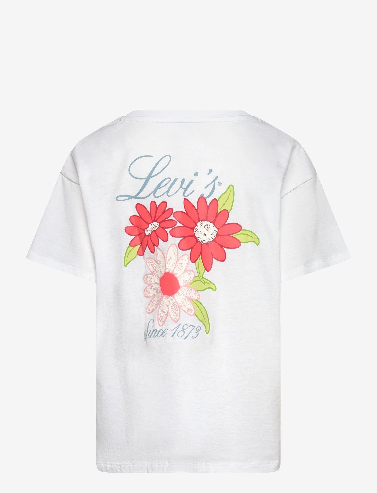 Levi's - Levi's® Floral Oversized Tee - kortærmede t-shirts - bright white - 1