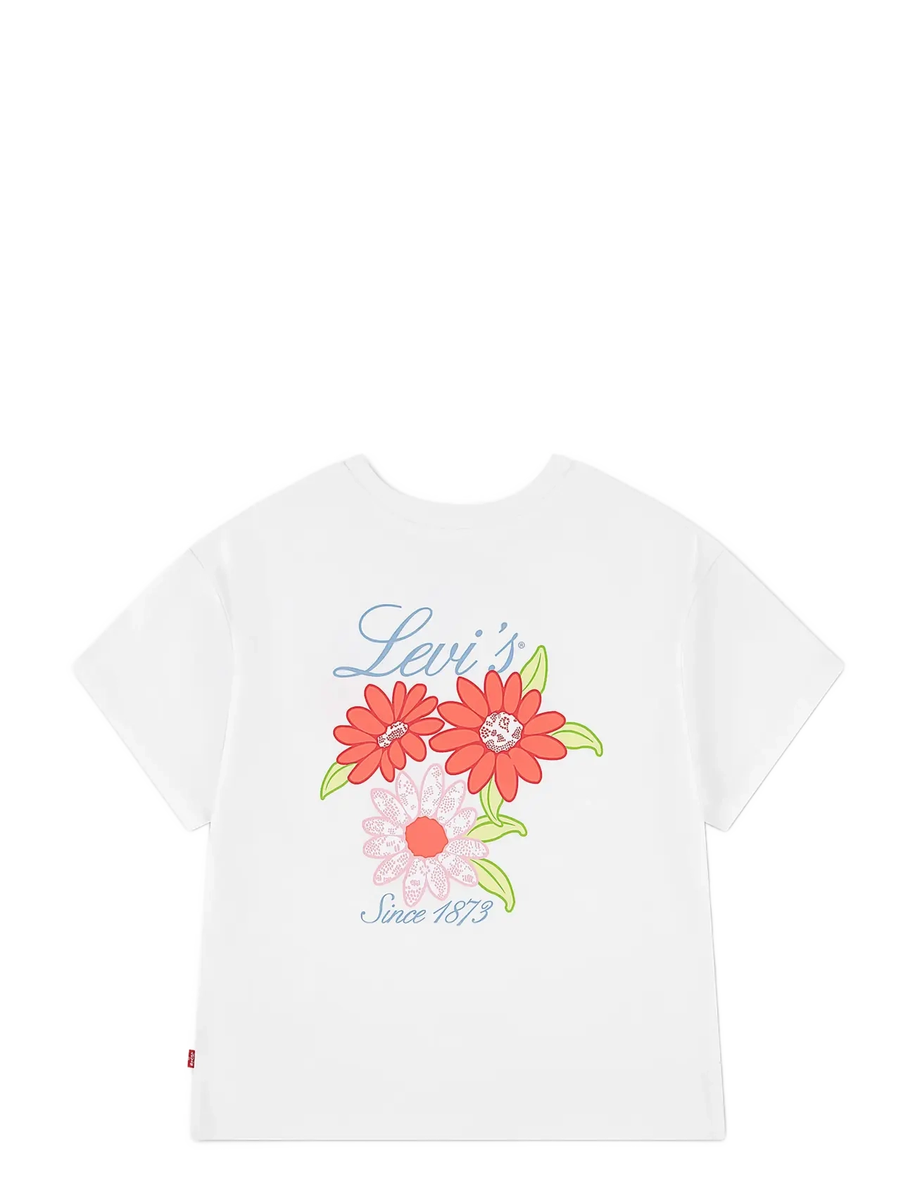 Levi's - Levi's® Floral Oversized Tee - kurzärmelige - bright white - 2