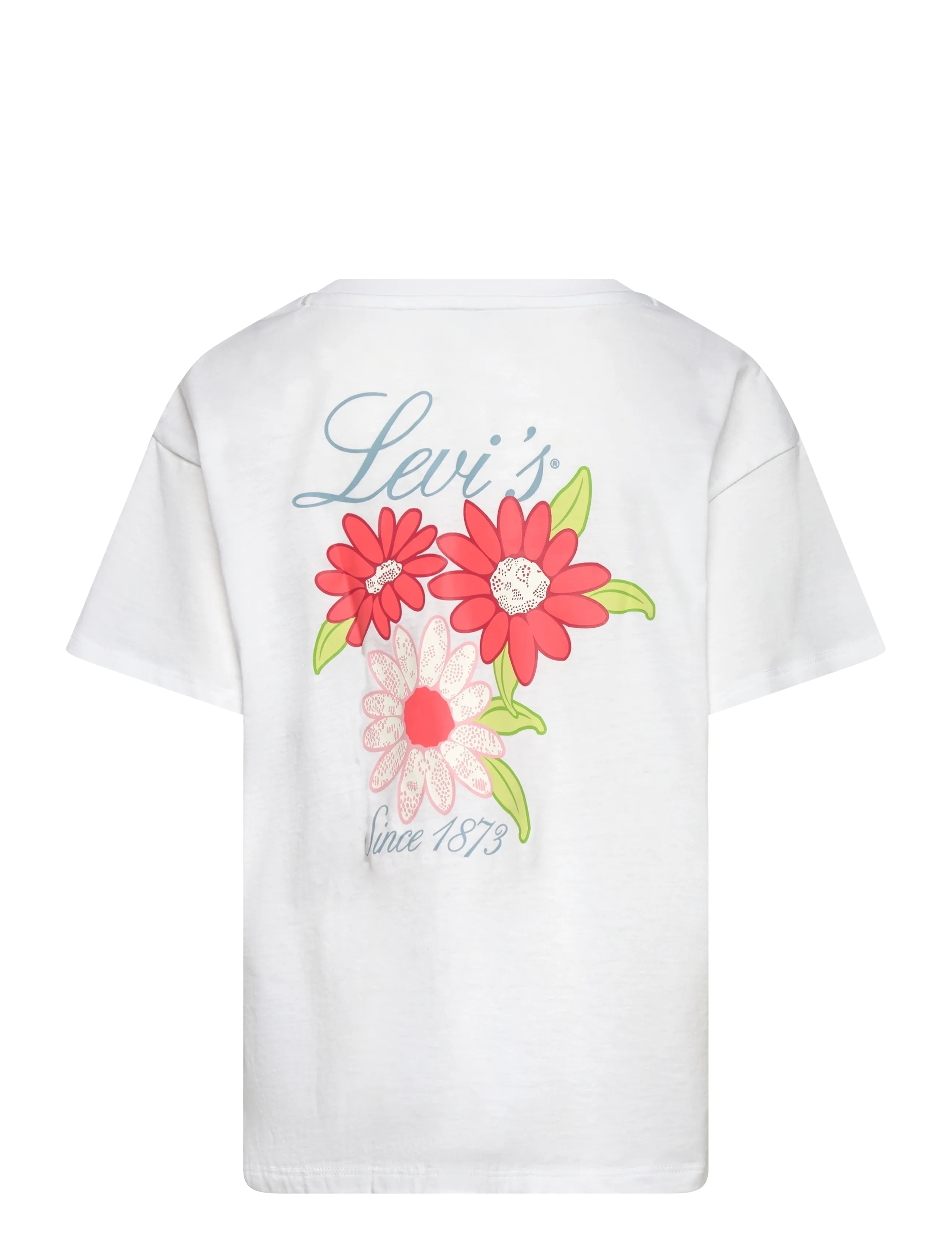 Levi's - Levi's® Floral Oversized Tee - kortærmede t-shirts - bright white - 1