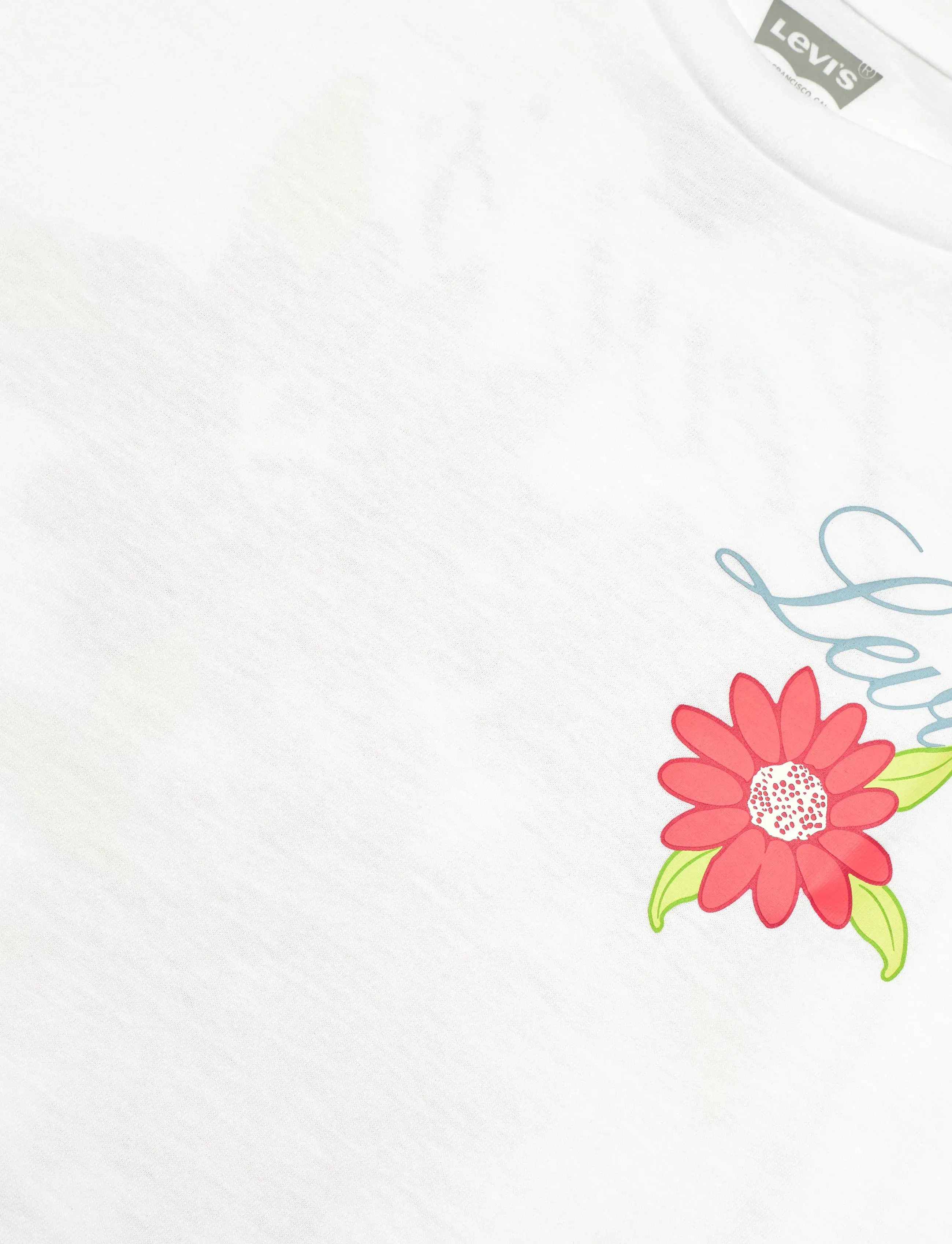Levi's - Levi's® Floral Oversized Tee - kortærmede t-shirts - bright white - 2