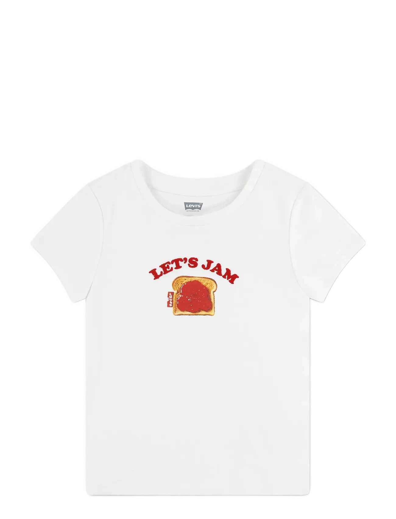 Levi's Levi's® Ribbed Jam Tee - Tøj - BRIGHT WHITE / white