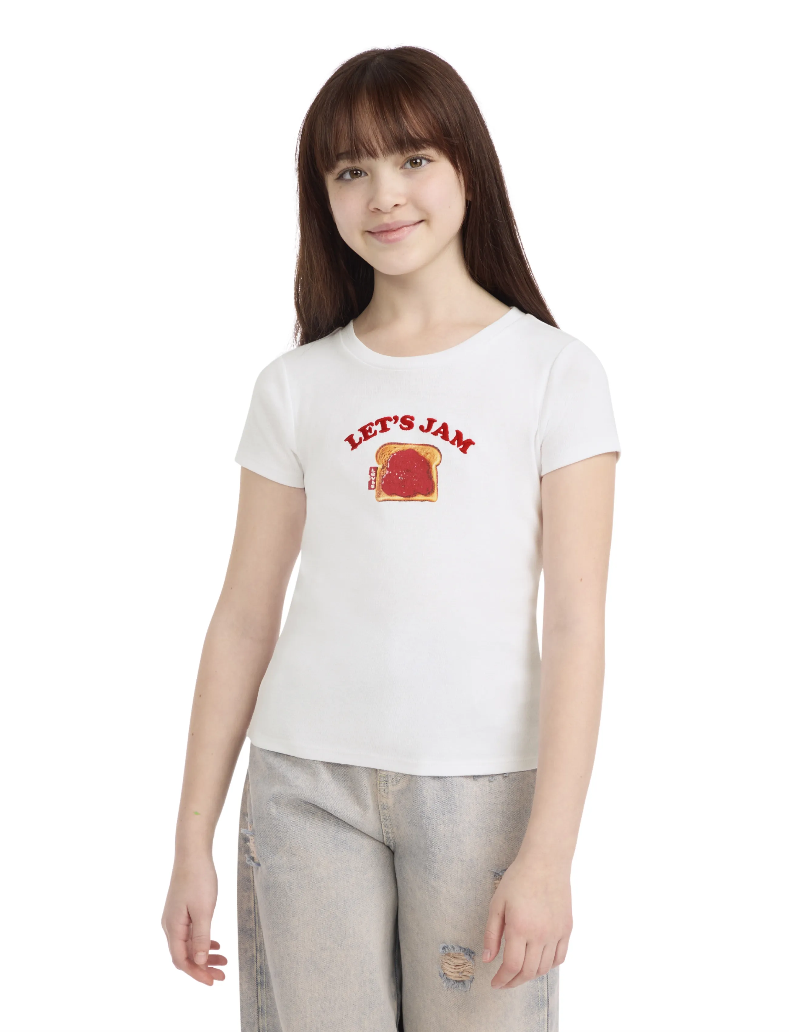Levi's Levi's® Ribbed Jam Tee - Toppar & T-shirts - BRIGHT WHITE / white