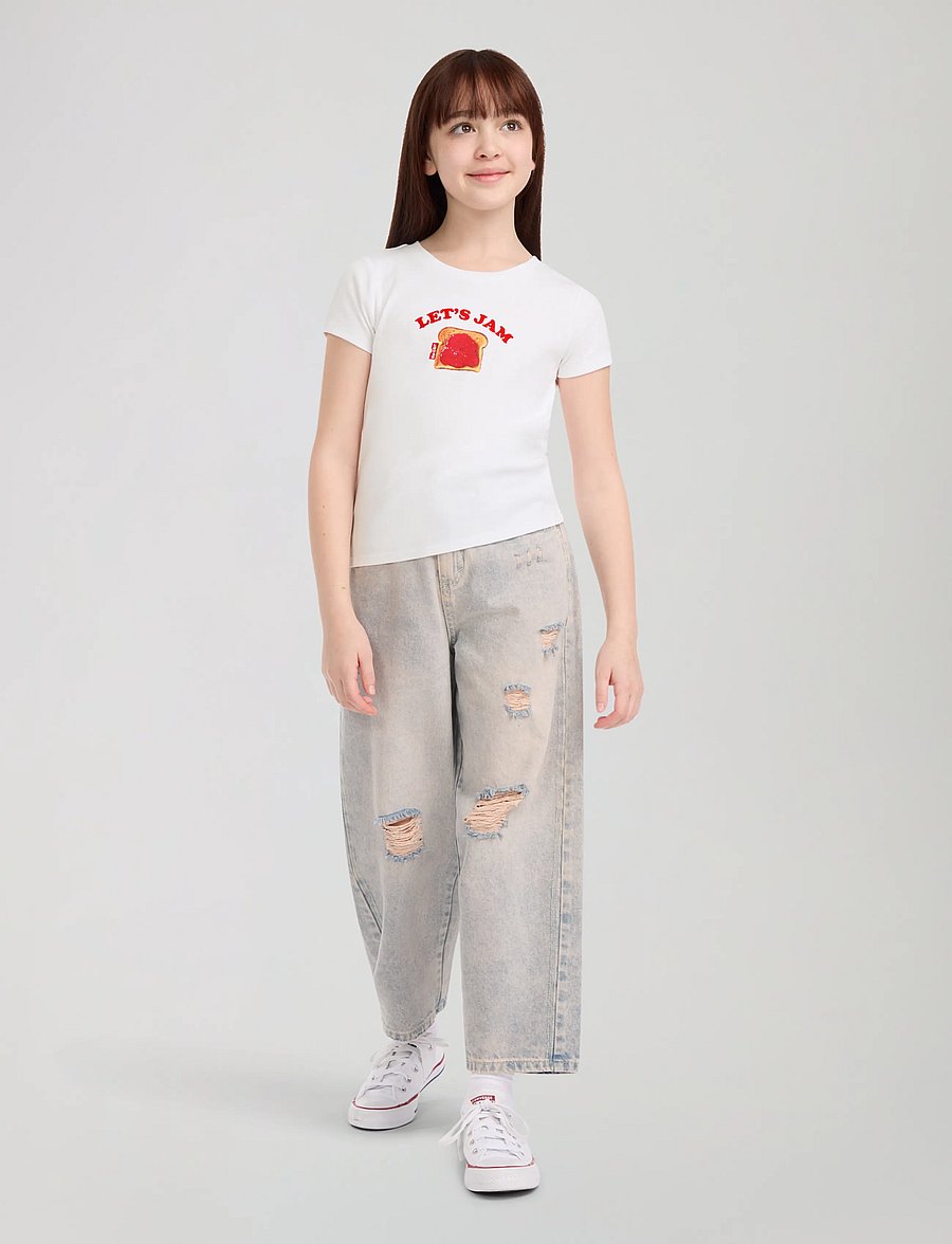 Levi's - Levi's® Ribbed Jam Tee - lühikeste varrukatega t-särgid - bright white - 4