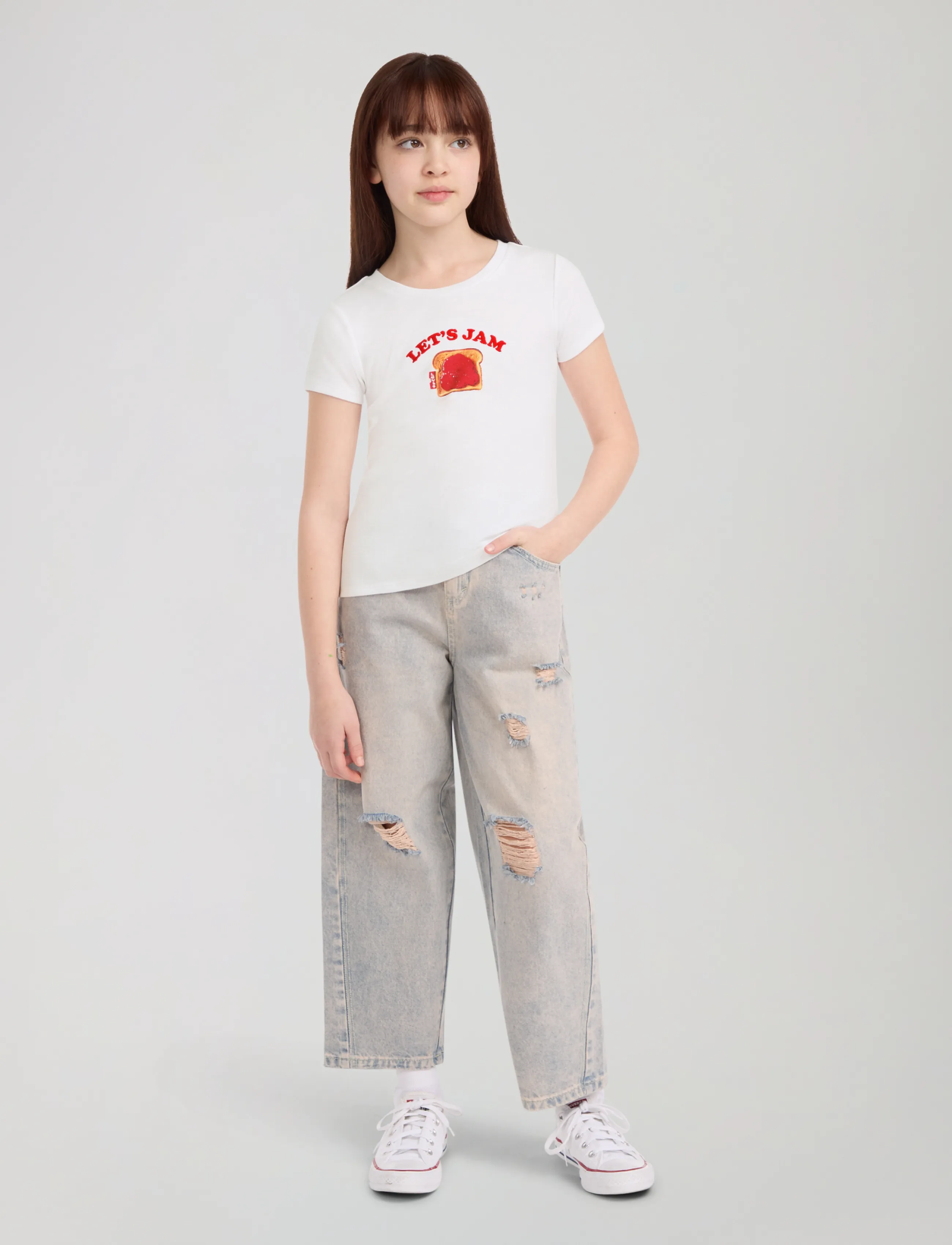 Levi's - Levi's® Ribbed Jam Tee - kortærmede t-shirts - bright white - 5