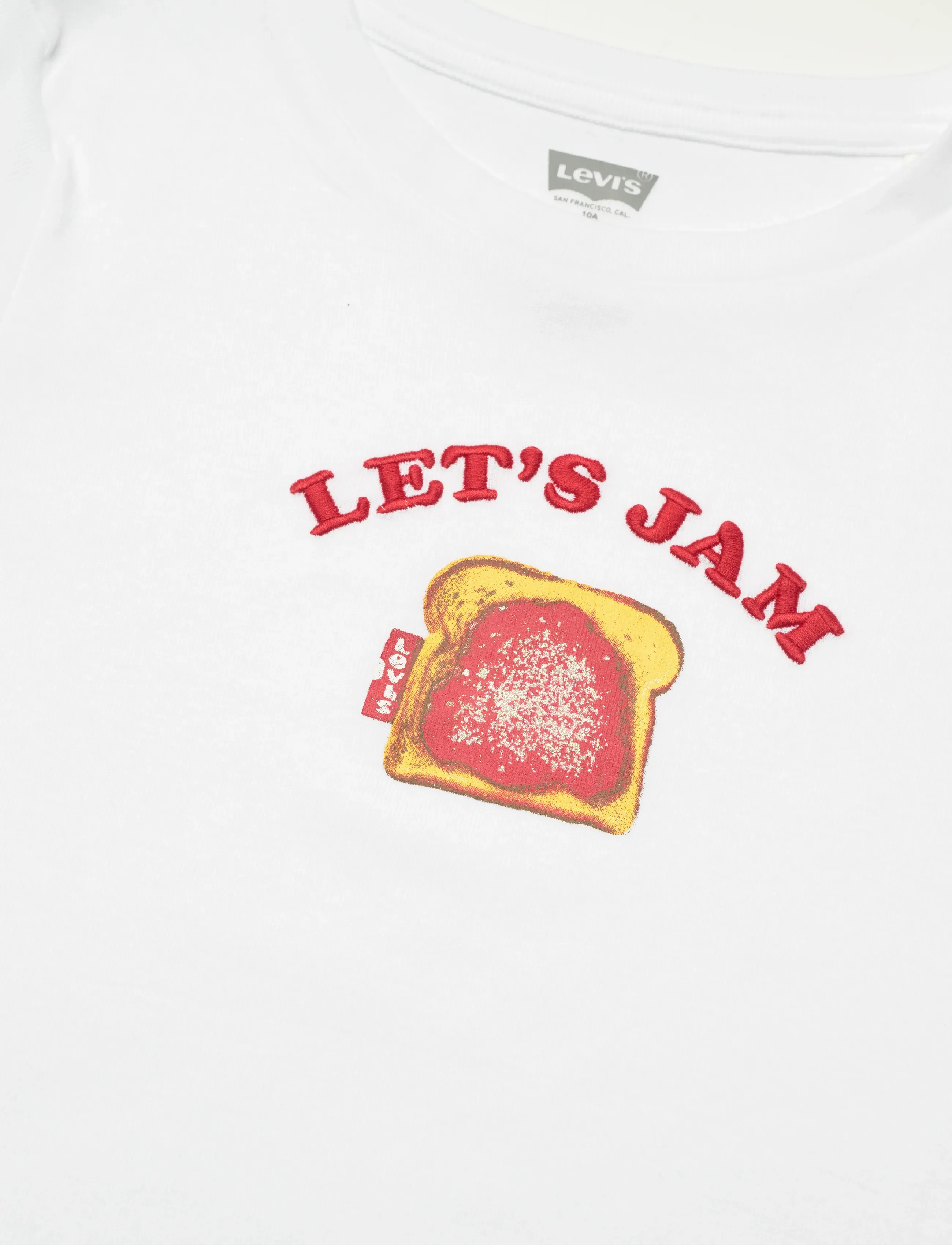 Levi's - Levi's® Ribbed Jam Tee - kurzärmelige - bright white - 2