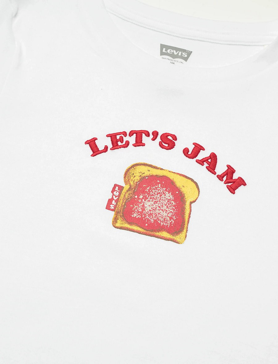Levi's - Levi's® Ribbed Jam Tee - lühikeste varrukatega t-särgid - bright white - 2