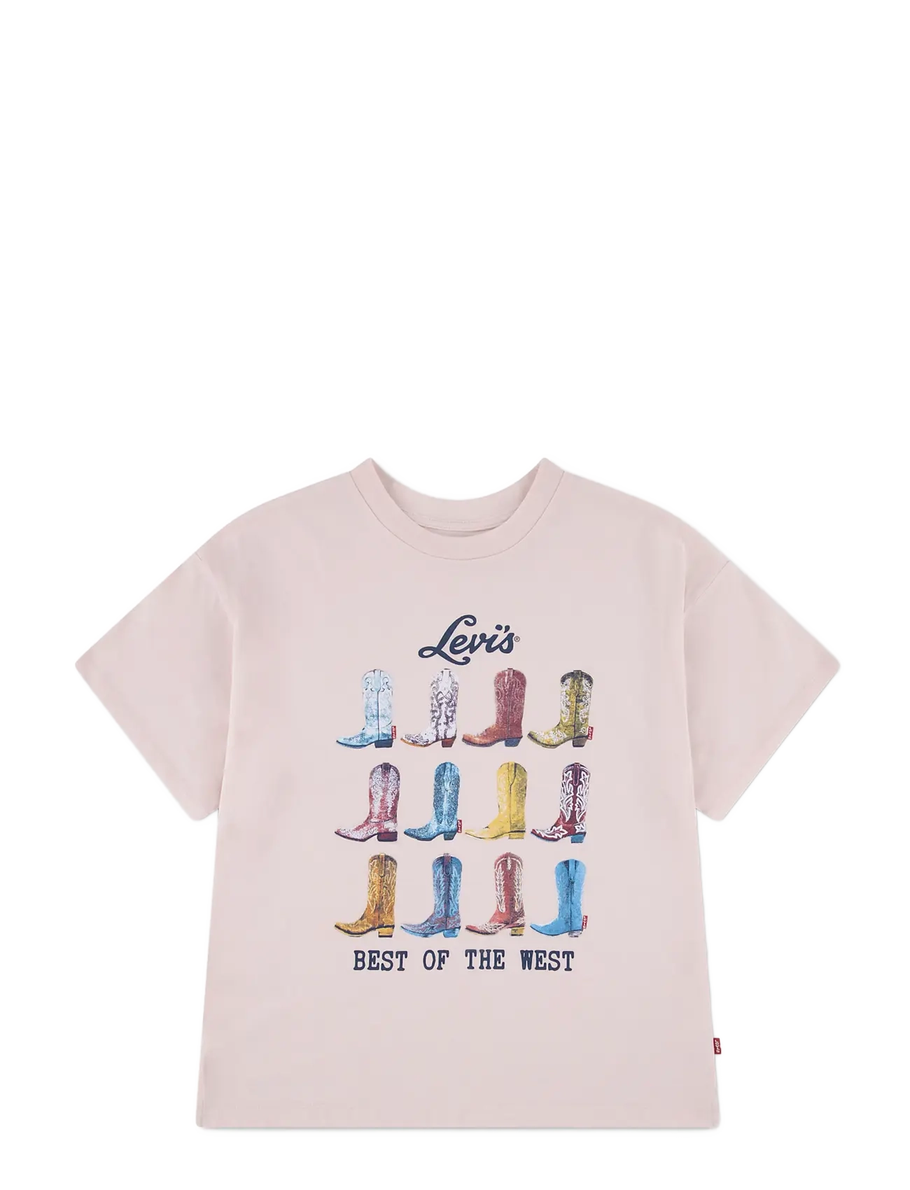 Levi's Levi's® Boots Oversized Tee - Tøj - CRYSTAL PINK / pink/rose