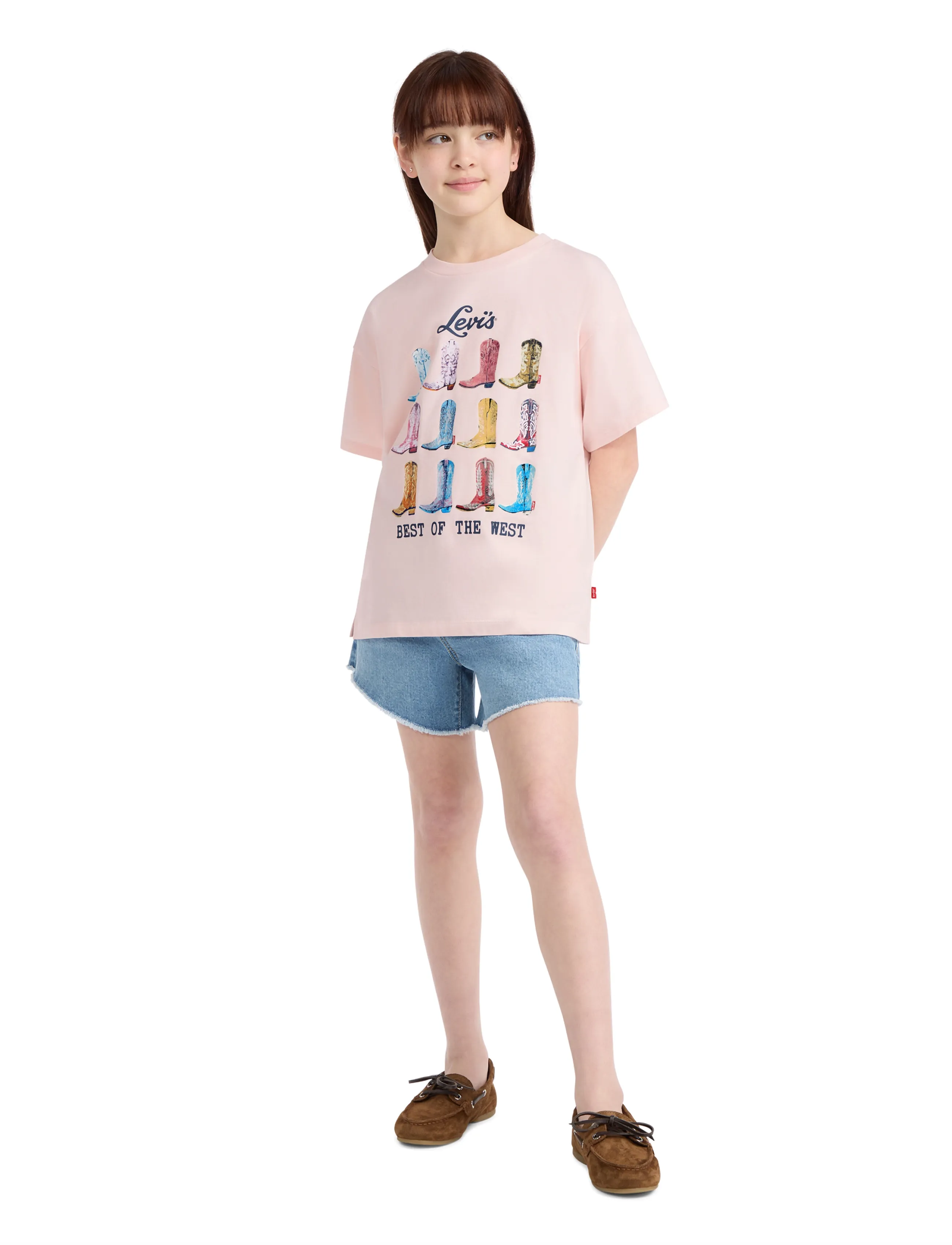 Levi's - Levi's® Boots Oversized Tee - kurzärmelige - crystal pink - 5