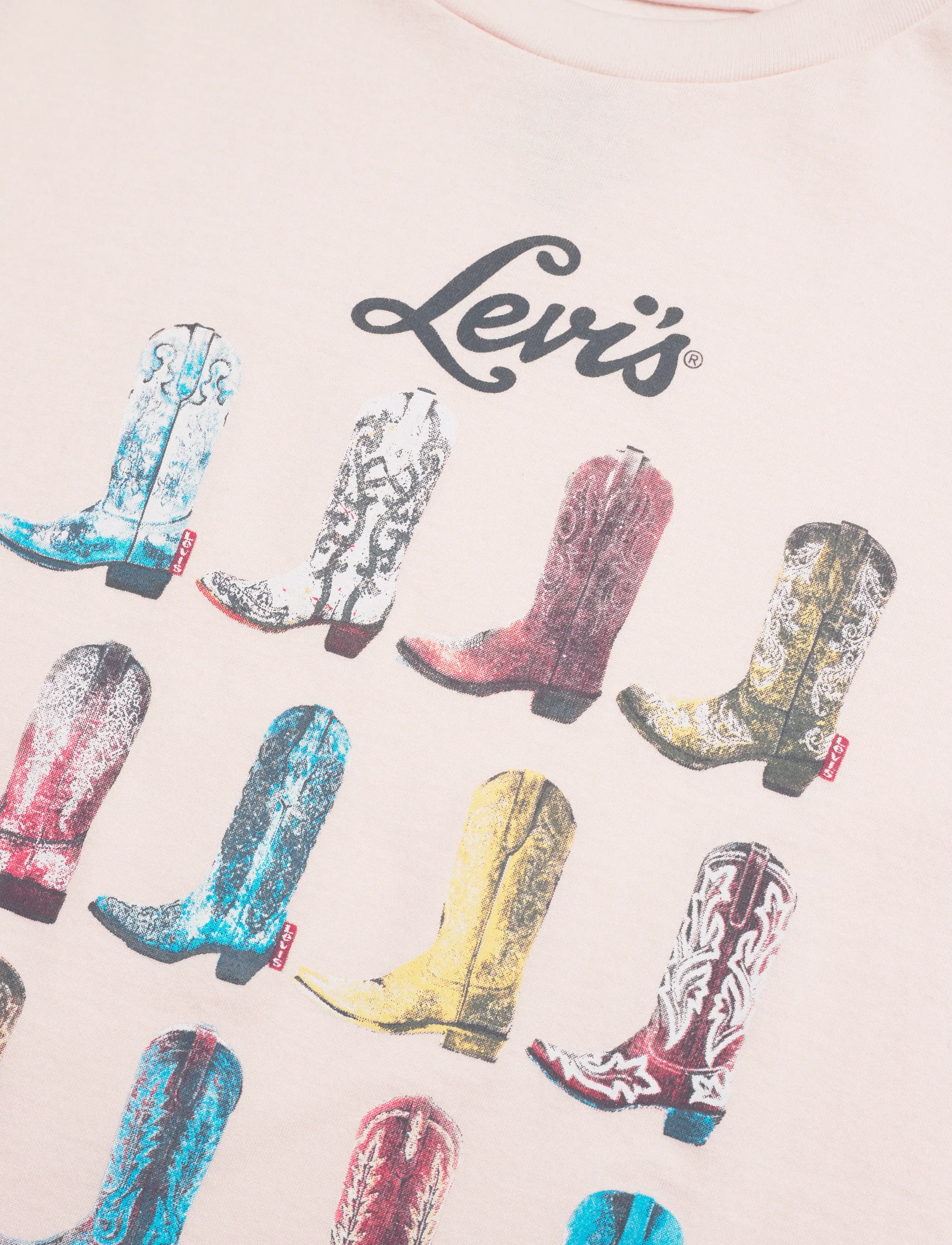 Levi's - Levi's® Boots Oversized Tee - stutterma bolir - crystal pink - 2