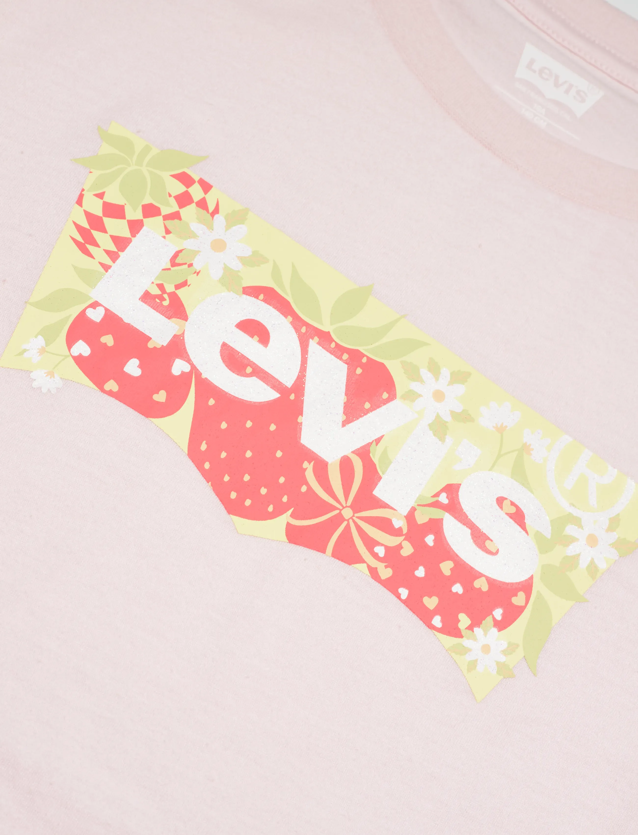 Levi's - Levi's® Strawberry Batwing Tee - stutterma bolir - crystal pink - 2