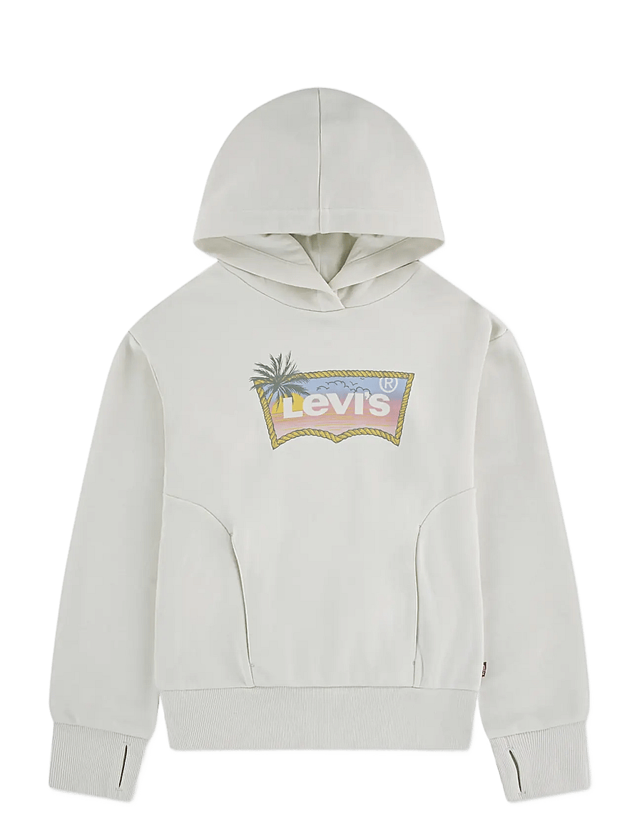 Levi's - Levi's® Ombre Batwing Oversized Hoodie - kapuzenpullover - antique white - 0