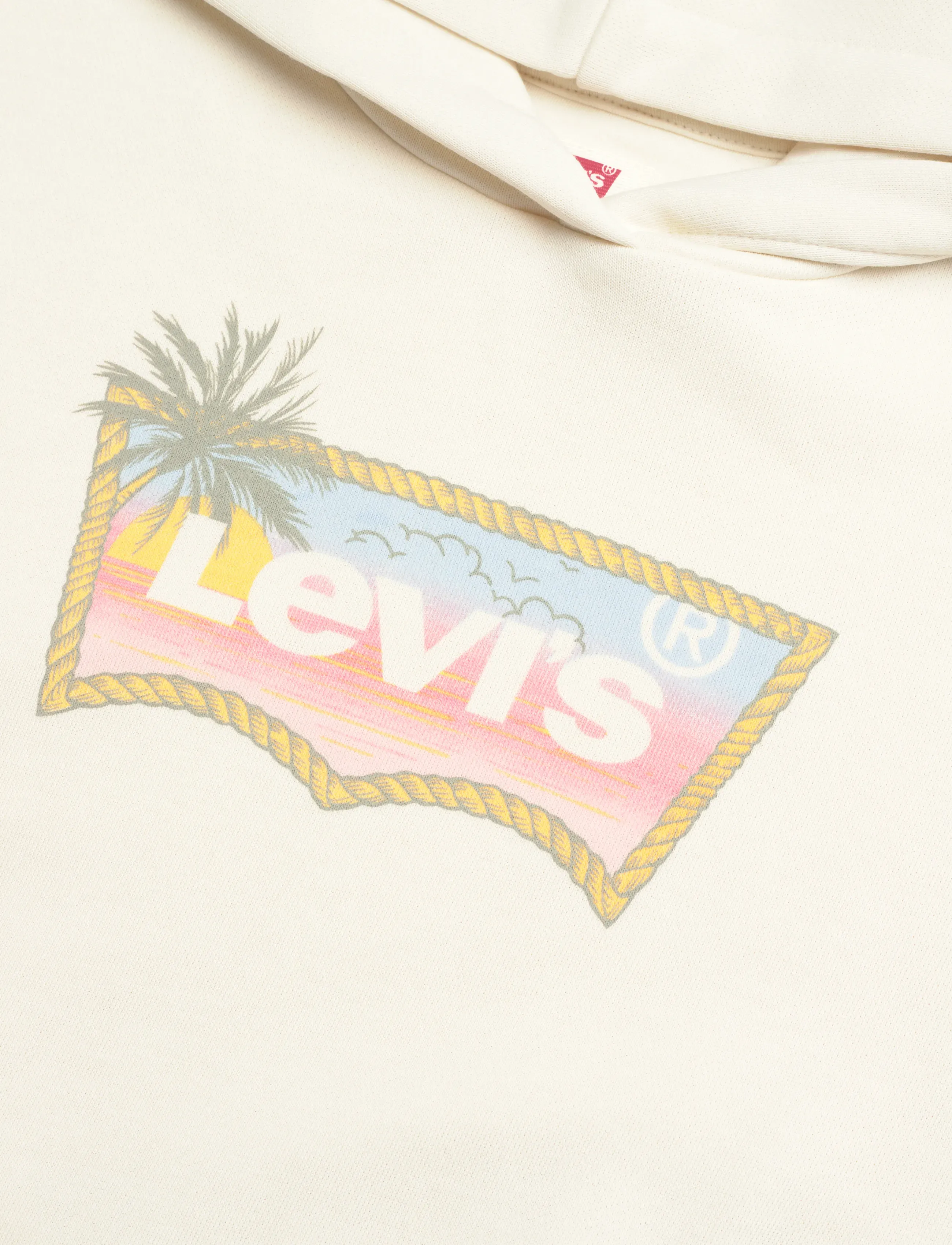 Levi's - Levi's® Ombre Batwing Oversized Hoodie - hoodies - antique white - 2