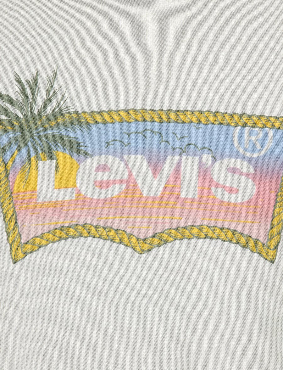 Levi's - Levi's® Ombre Batwing Oversized Hoodie - kapuzenpullover - antique white - 2