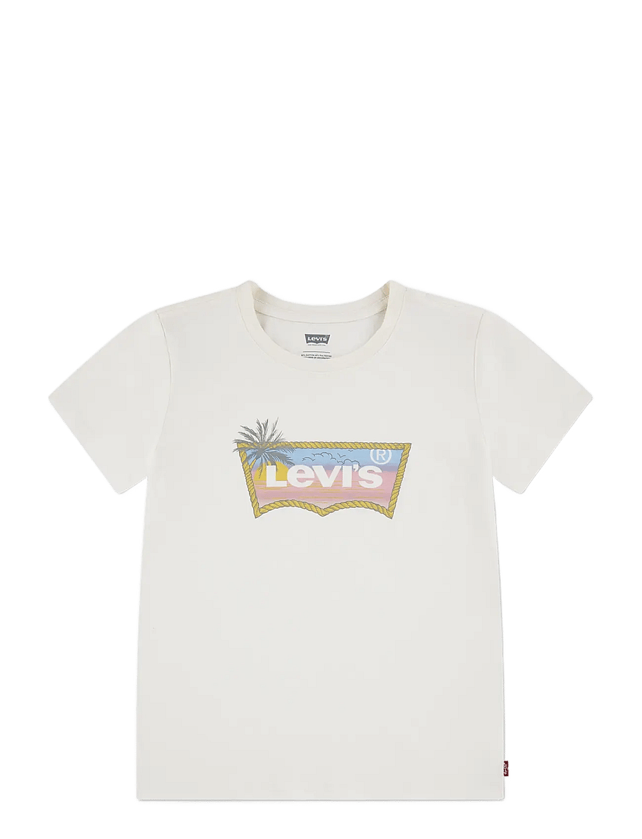 Levi's - LVG OMBRE BATWING SS TEE - kurzärmelige - antique white - 0