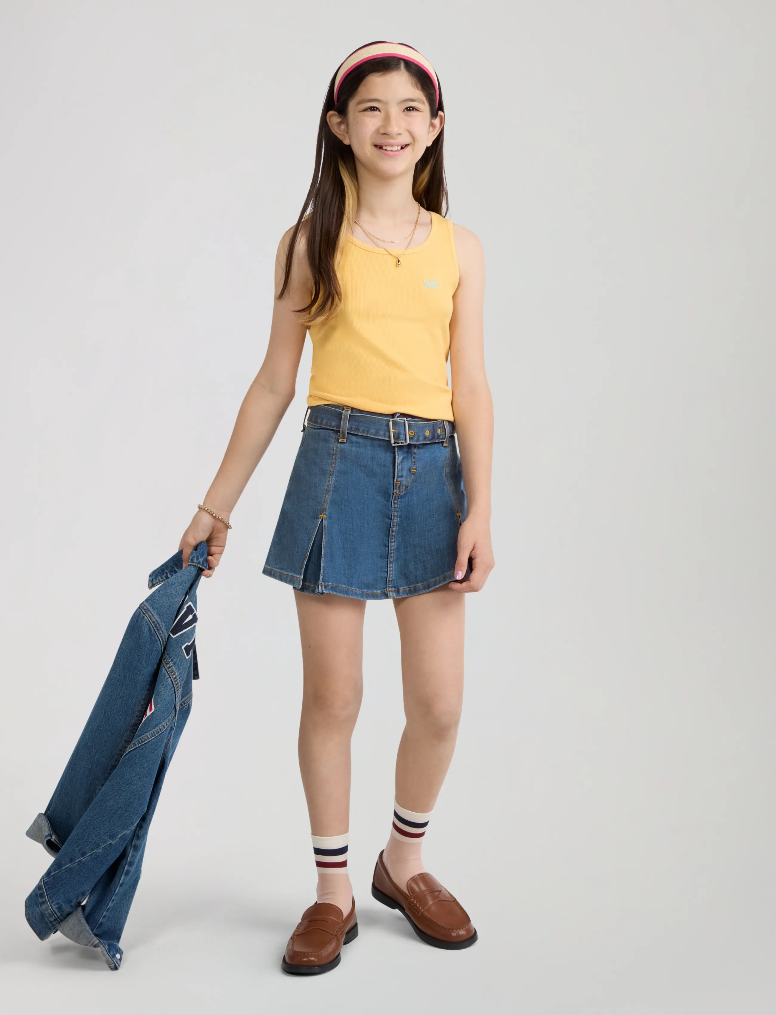 Levi's - VS-WOVEN SKIRT/SCOOTER - denim skirts - lunch break - 3