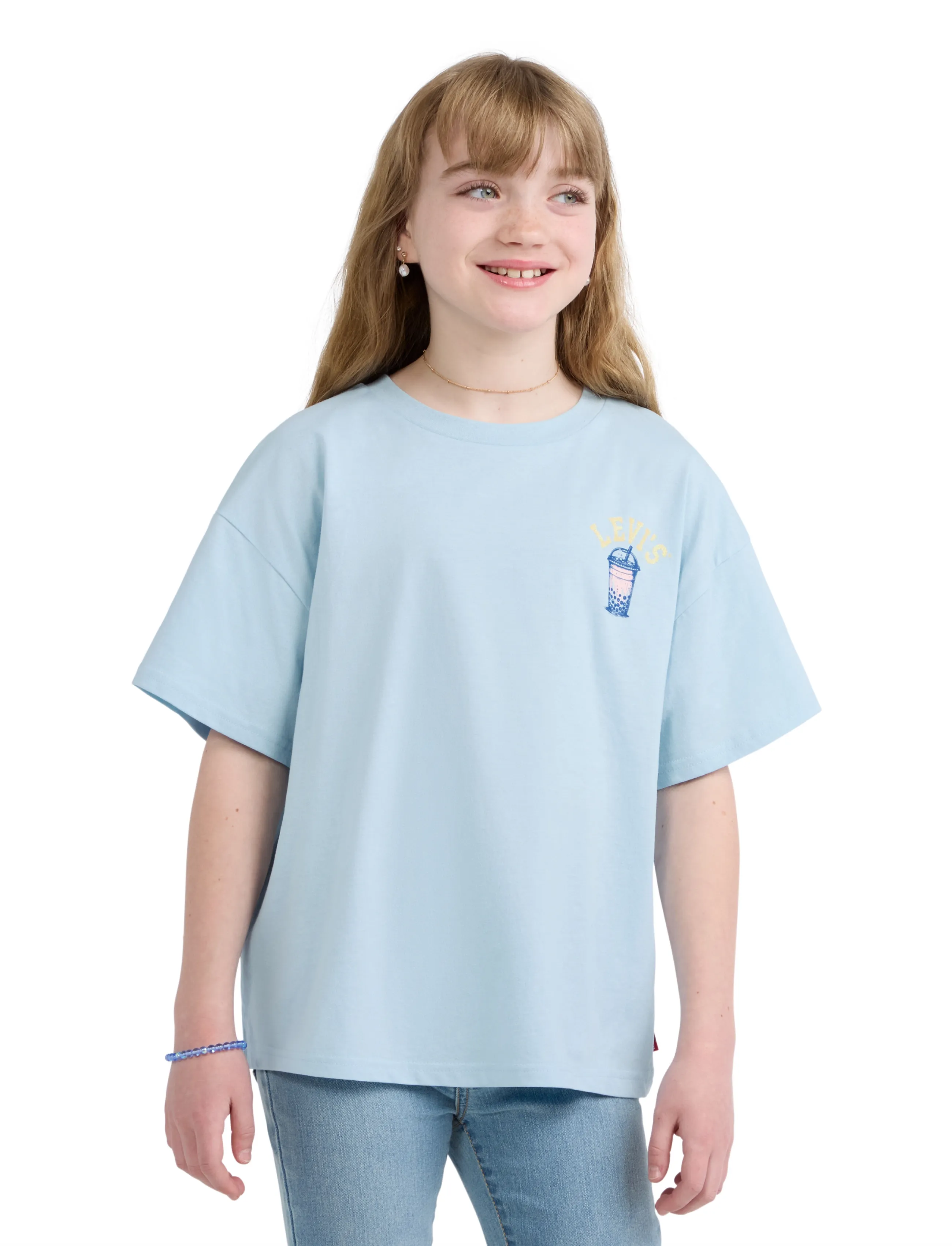Levi's TE-S/S TEE - T-särgid - ANGEL FALLS / blue