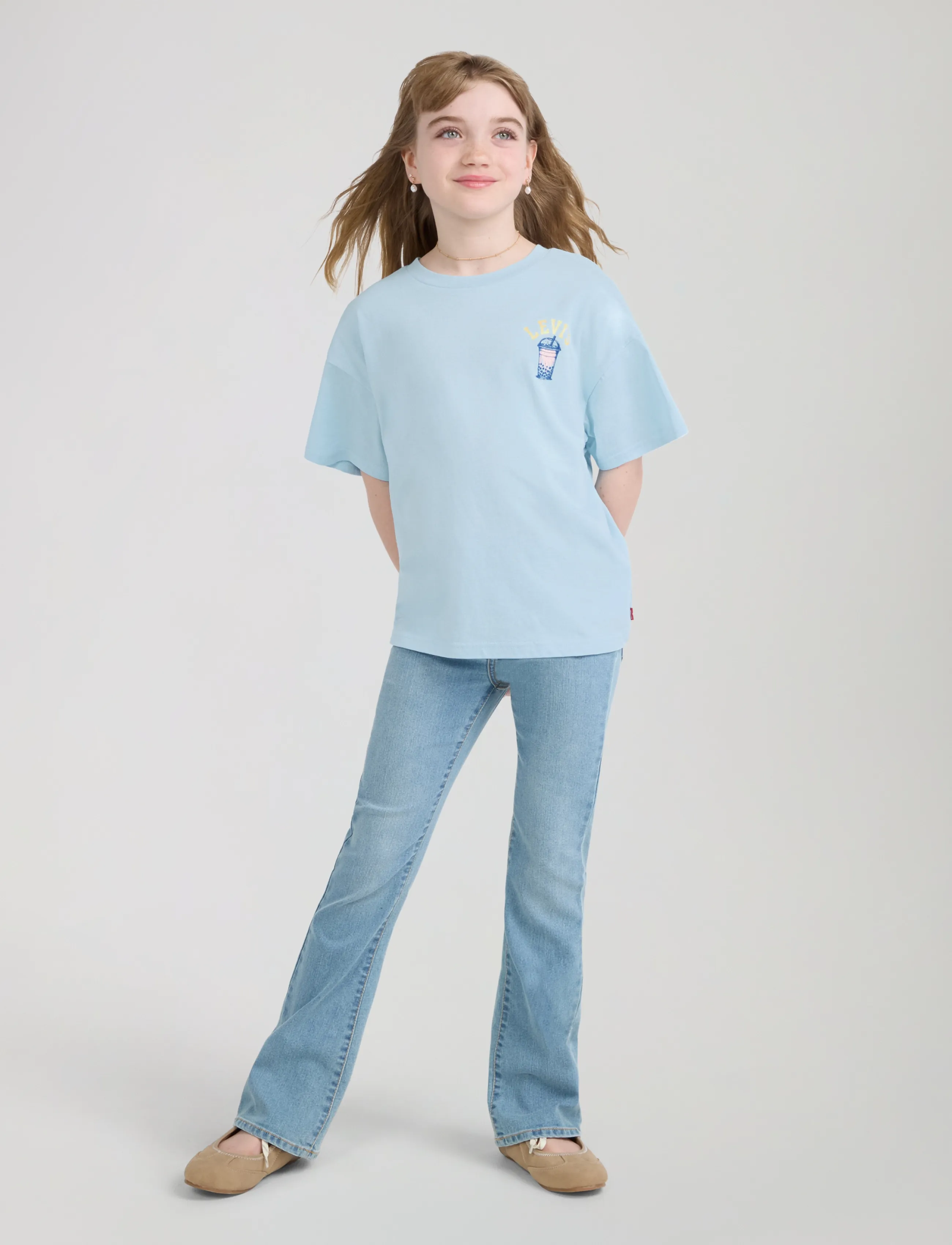 Levi's - TE-S/S TEE - lühikeste varrukatega t-särgid - angel falls - 4