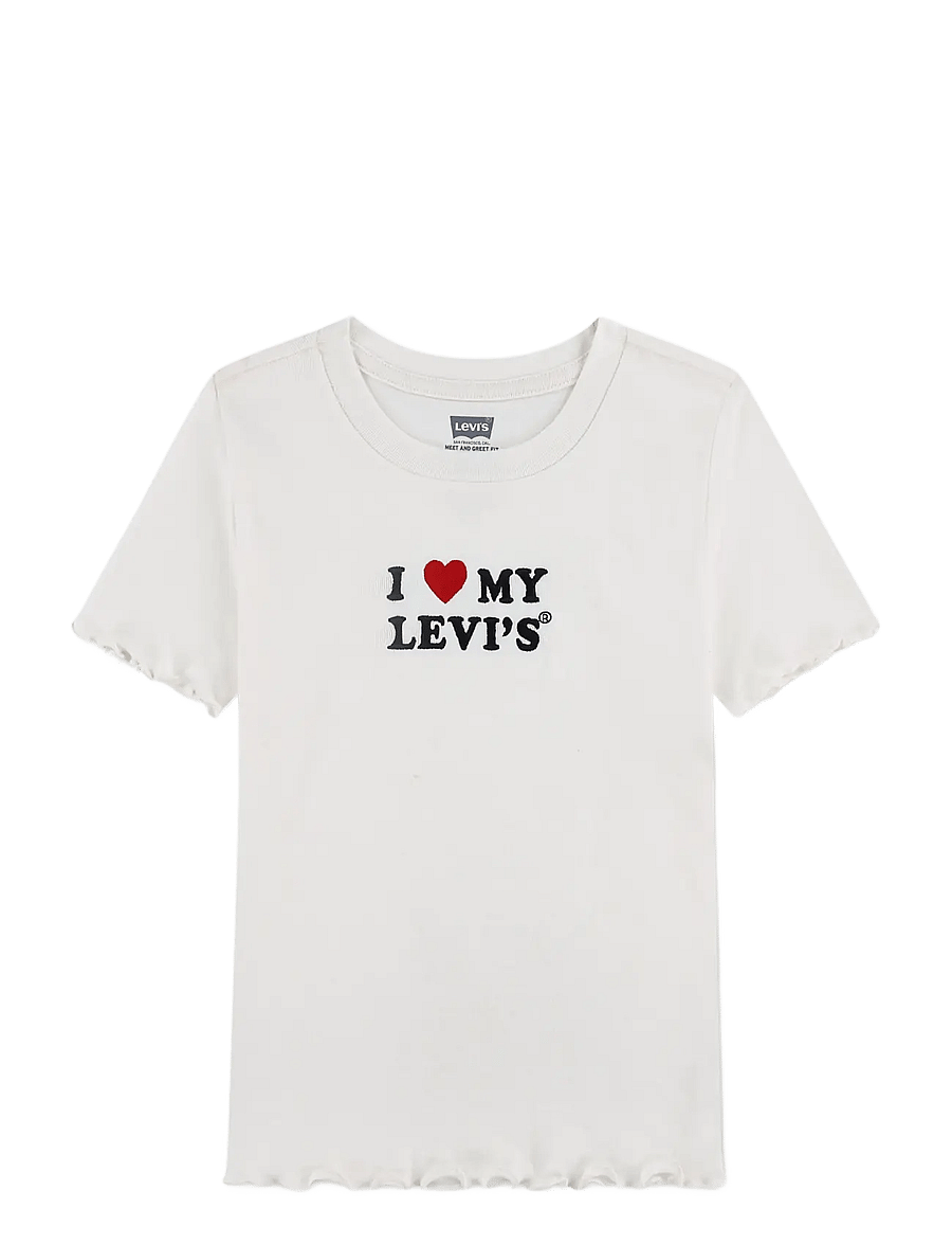 Levi's - KT-S/S KNIT TOP - kortærmede t-shirts - levi's egret - 1