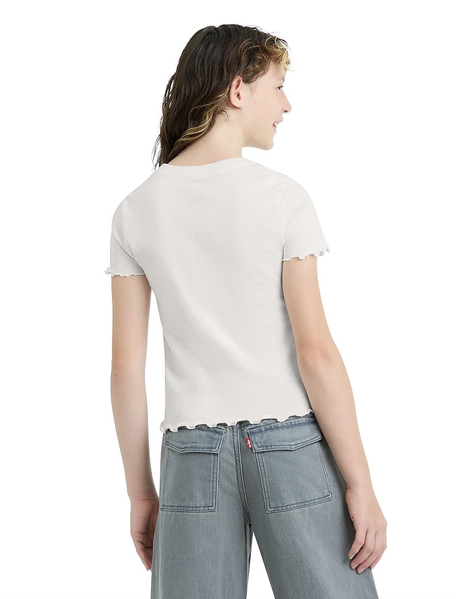 Levi's - KT-S/S KNIT TOP - kortærmede t-shirts - levi's egret - 2