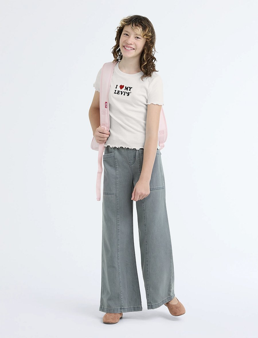 Levi's - KT-S/S KNIT TOP - kortærmede t-shirts - levi's egret - 3