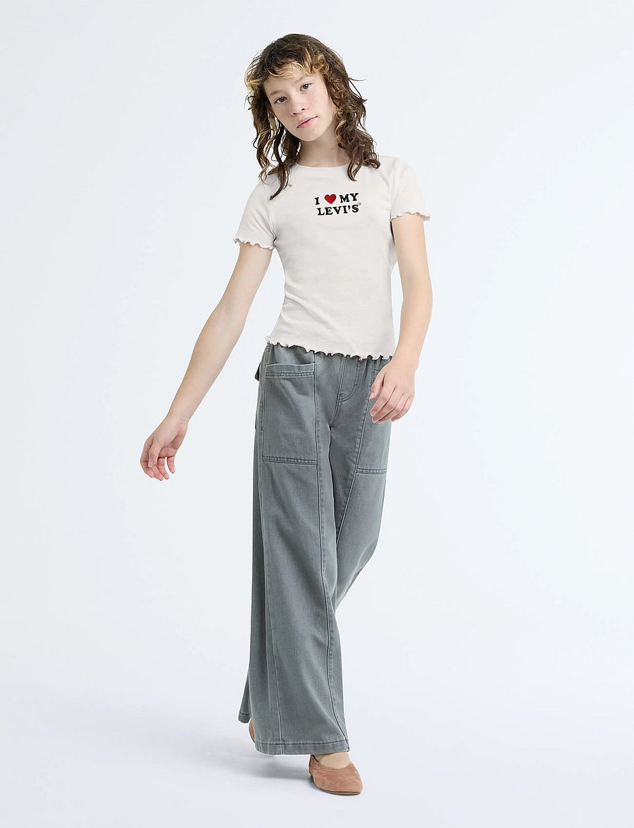 Levi's - KT-S/S KNIT TOP - kortærmede t-shirts - levi's egret - 4