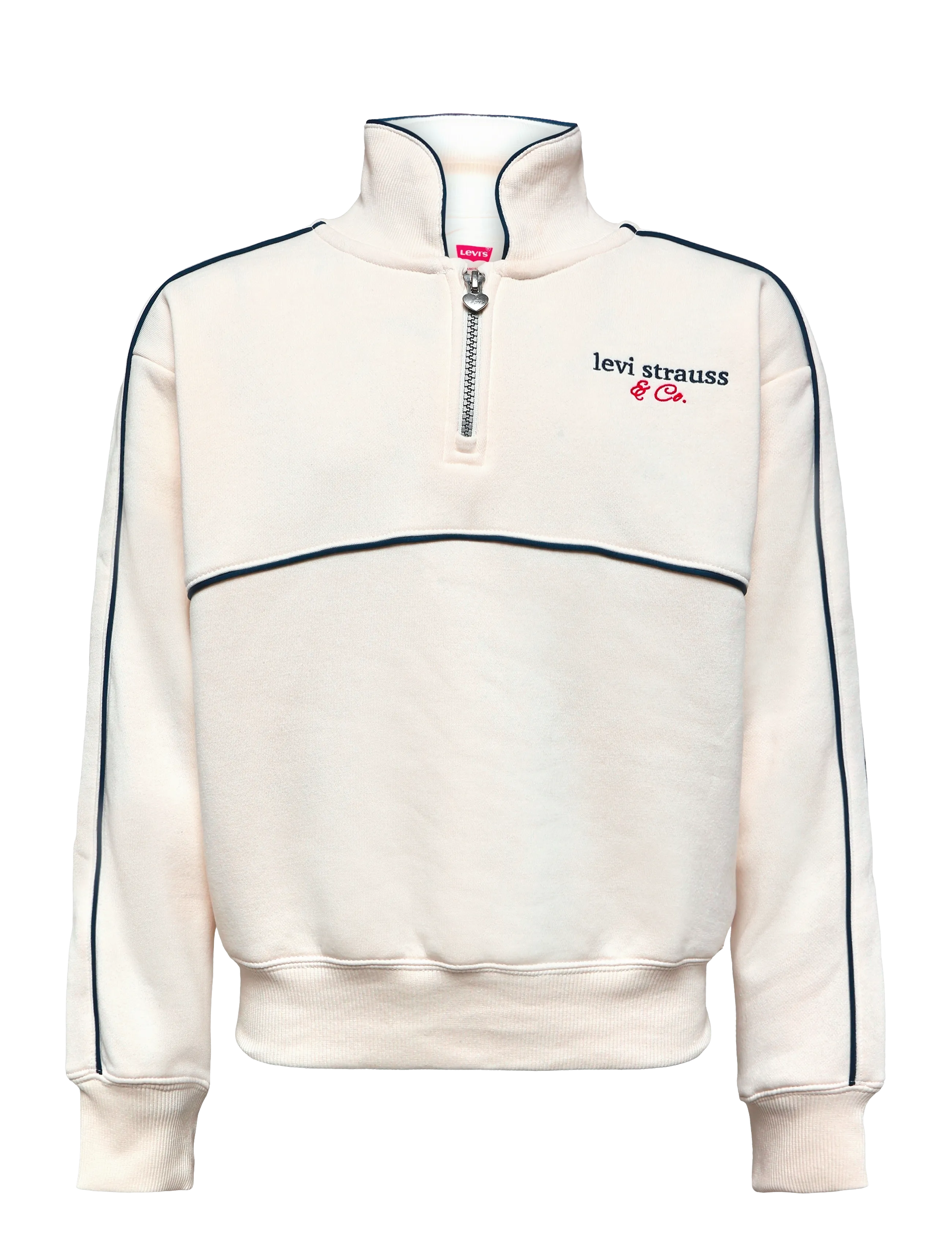 Levi's HZ-1/2 ZIP TOP - Shop by size - LEVI'S EGRET / cream