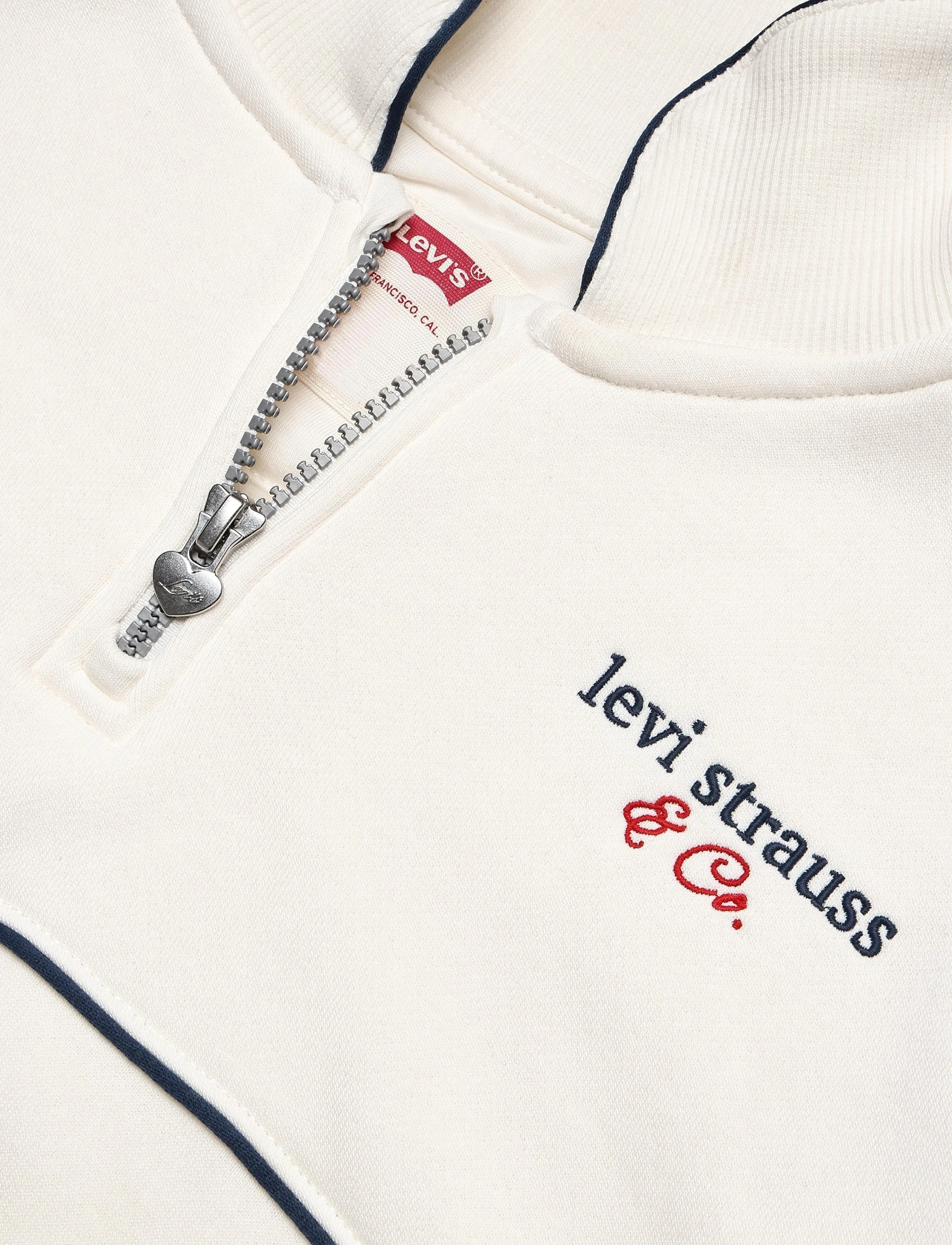 Levi's - HZ-1/2 ZIP TOP - sweatshirts - levi's egret - 2