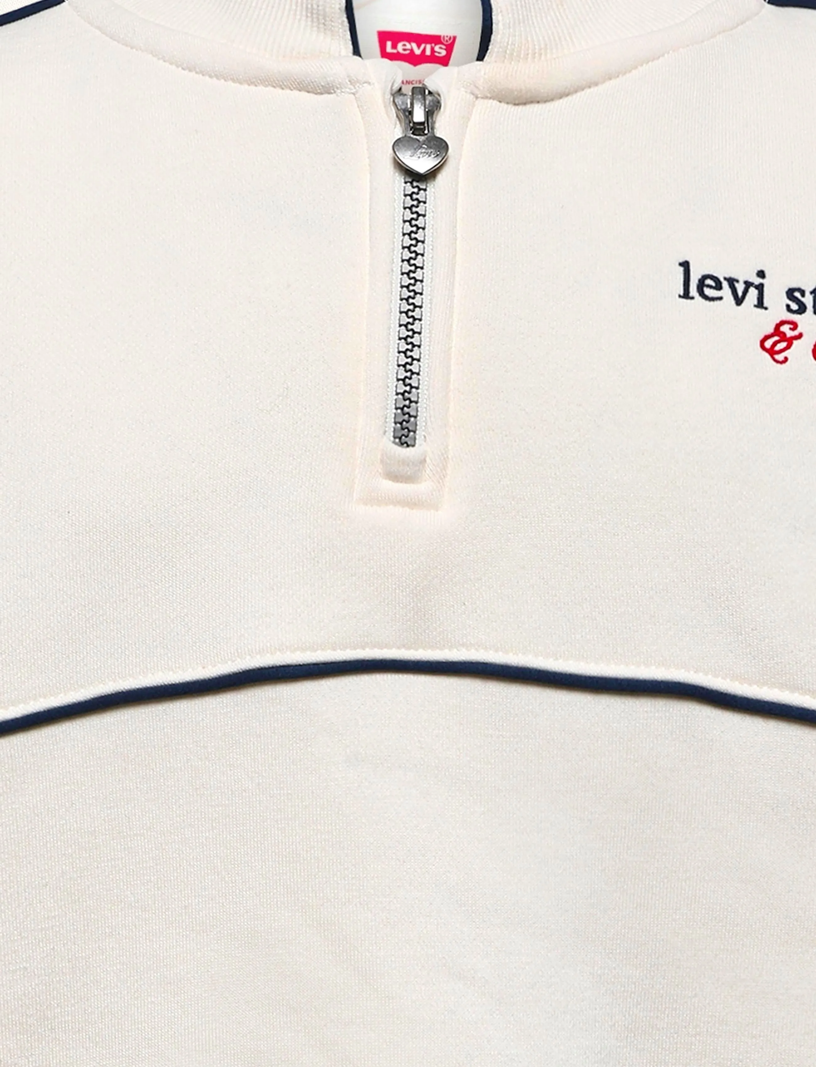 Levi's - HZ-1/2 ZIP TOP - sweatshirts - levi's egret - 3